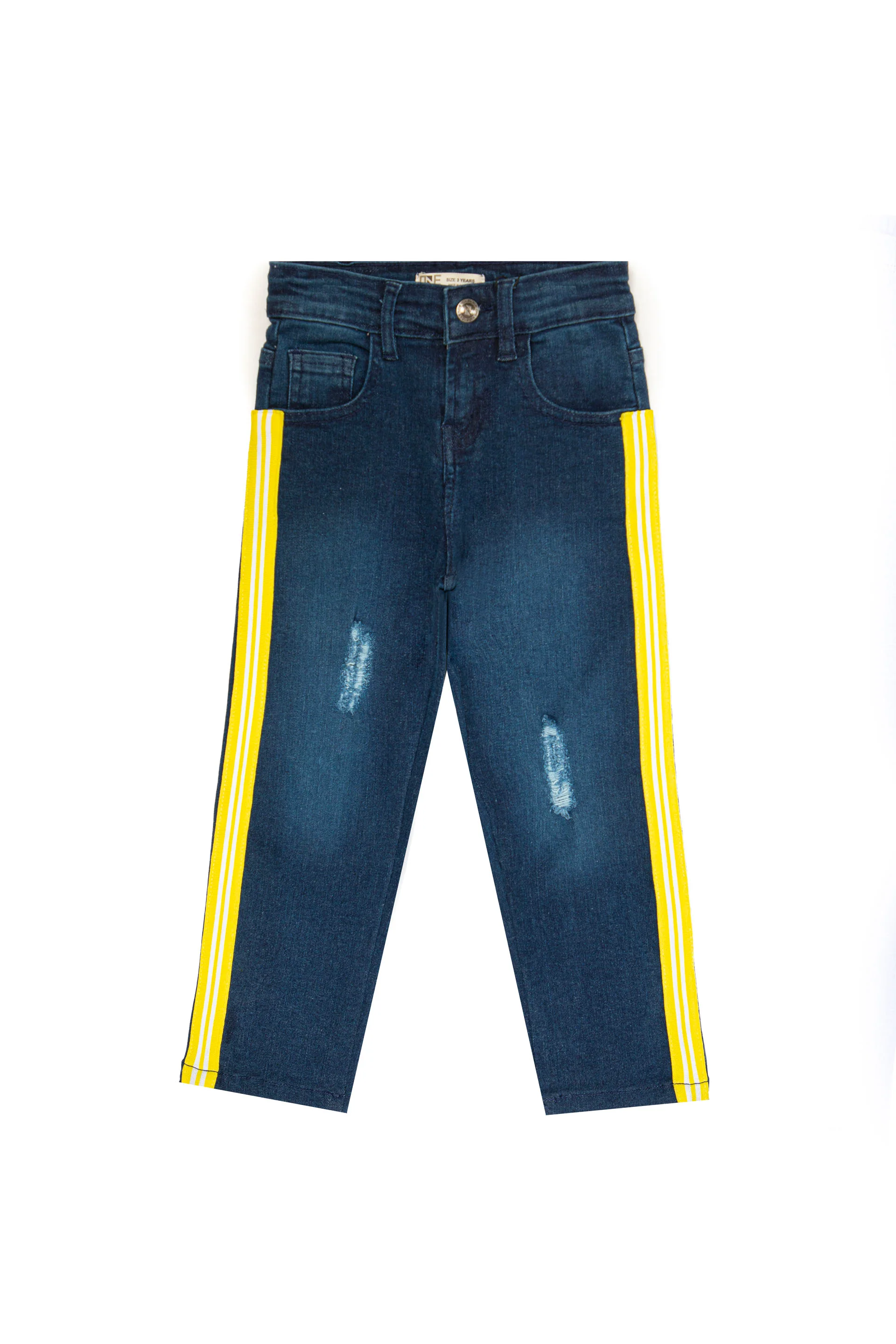 Taped Mom Jeans Blue - Image 5
