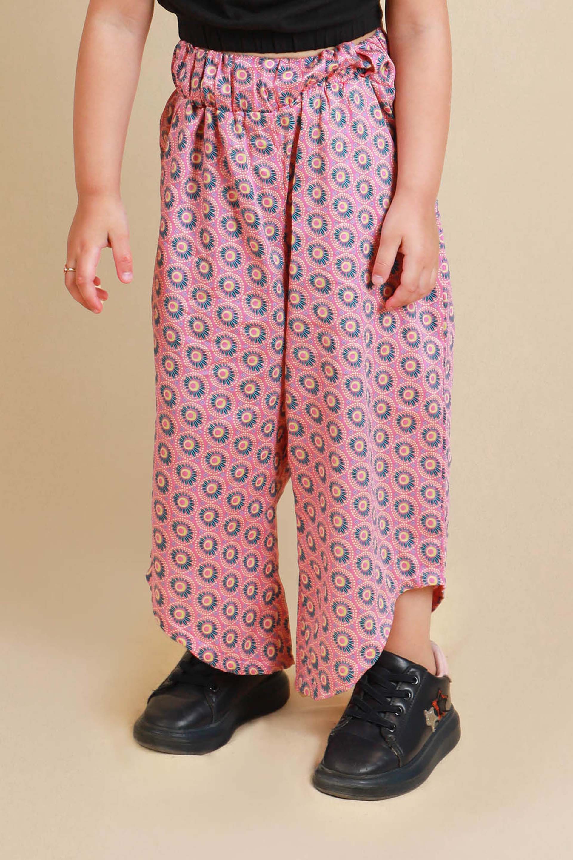 Printed Pants Pink - Image 2