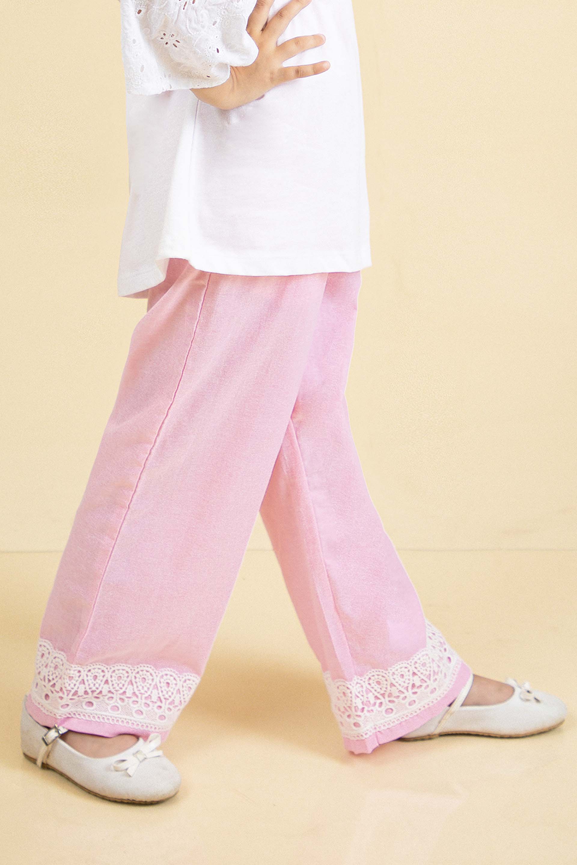 Lace Pants Pink - Image 2