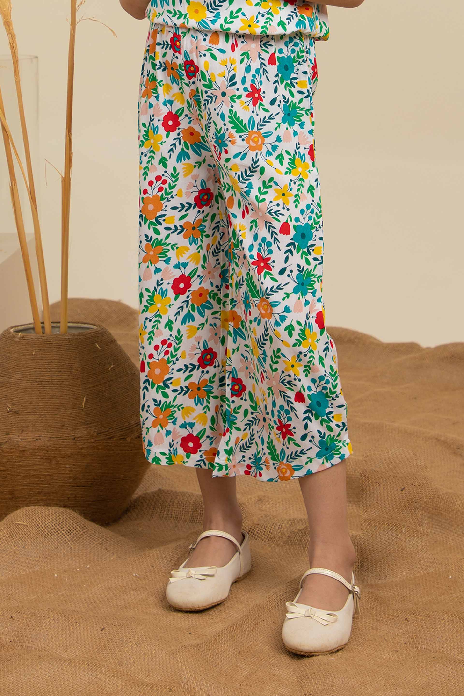 Floral Pants Multi - Image 3