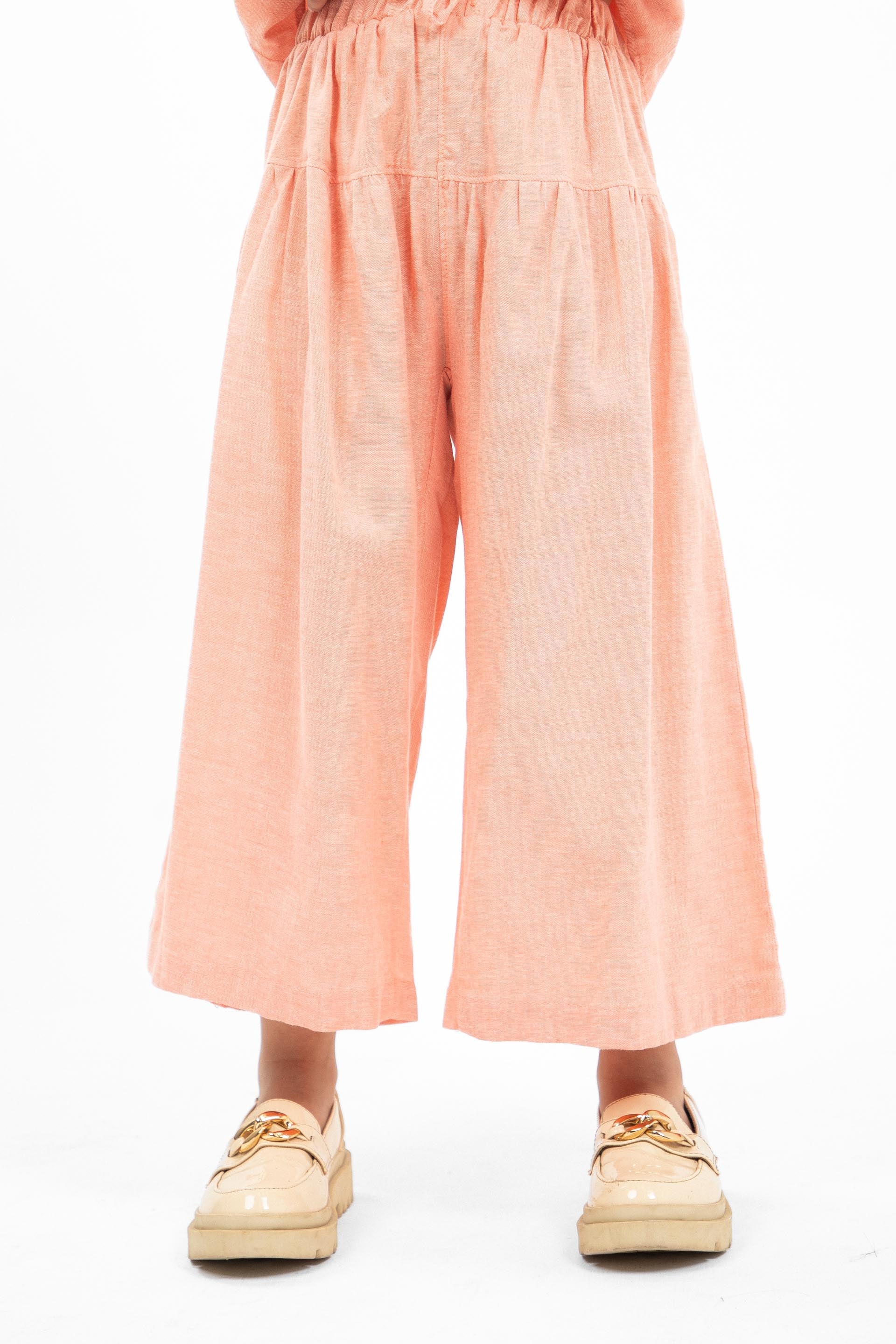 Sharara Pants Peach - Image 2