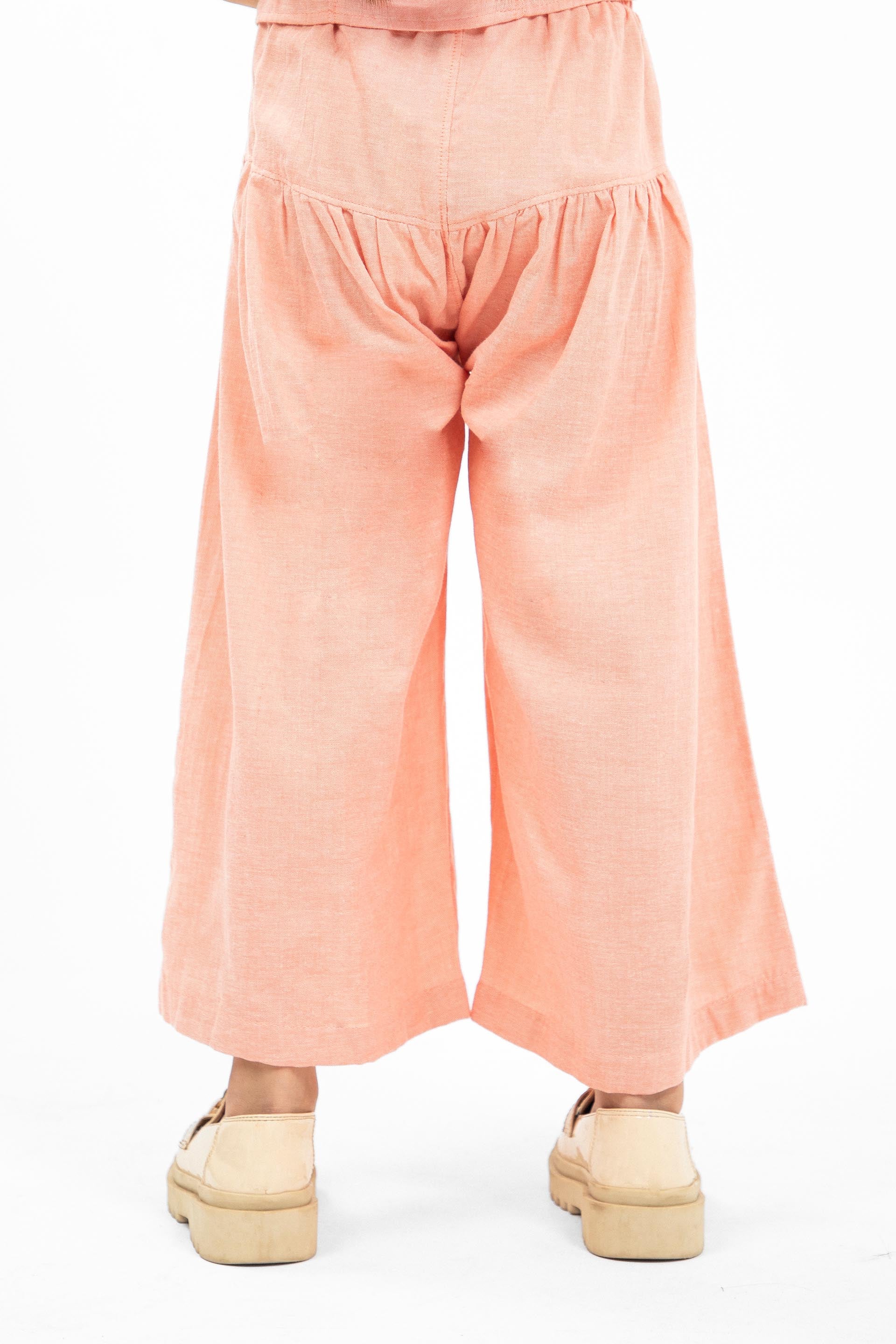 Sharara Pants Peach - Image 4