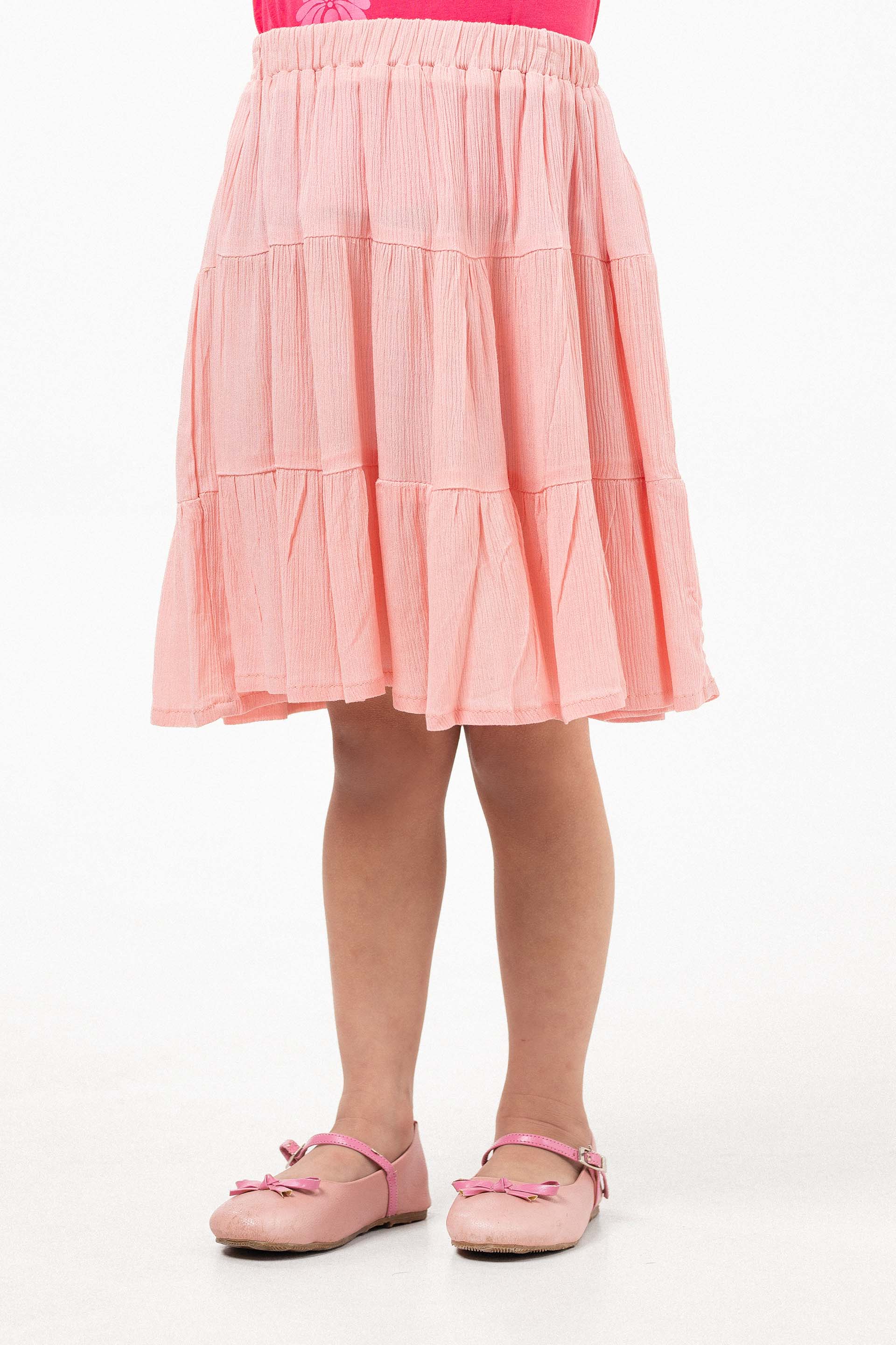 3-Tiered Skirt Peach - Image 2