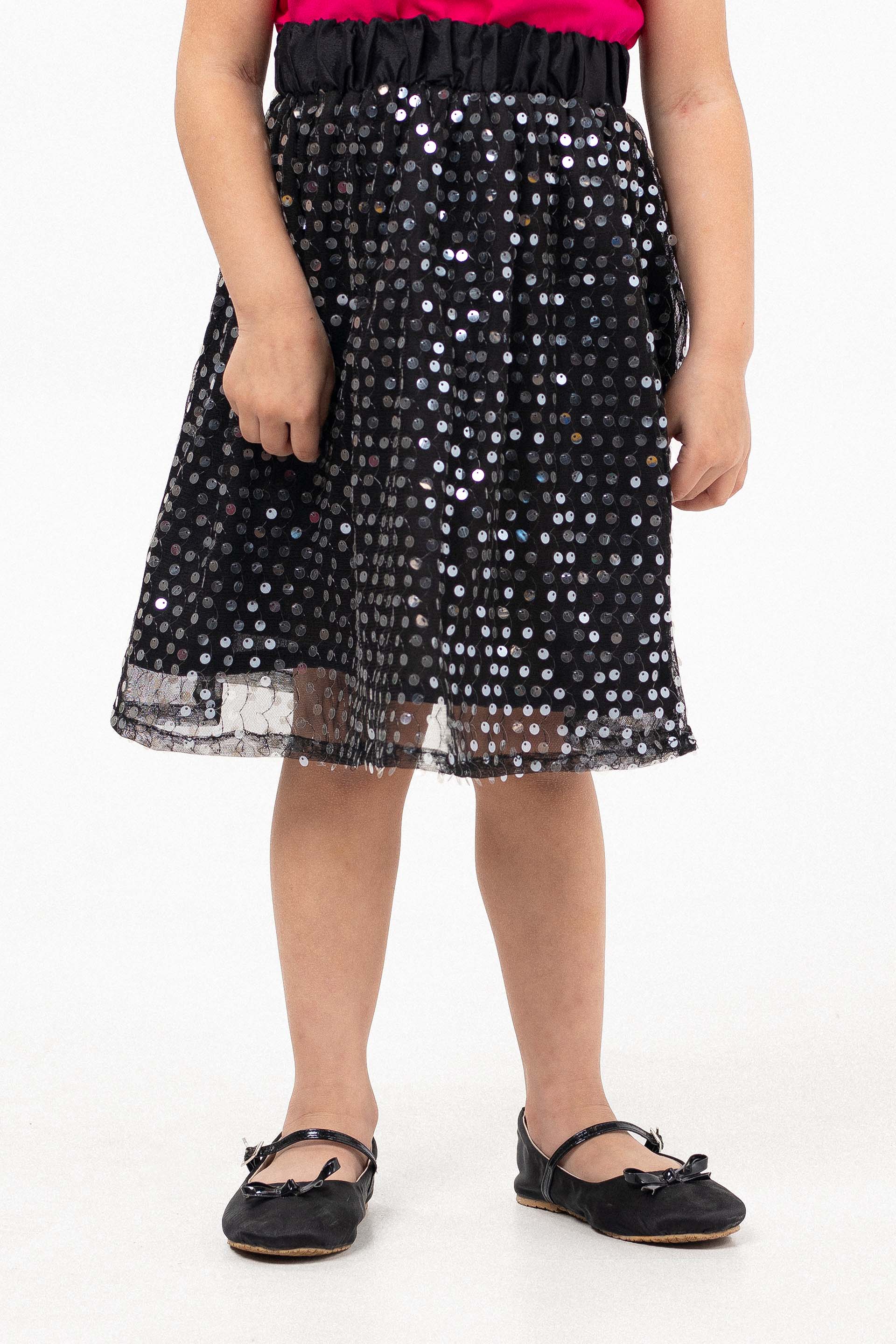 Sequined Skirt Black - Image 3