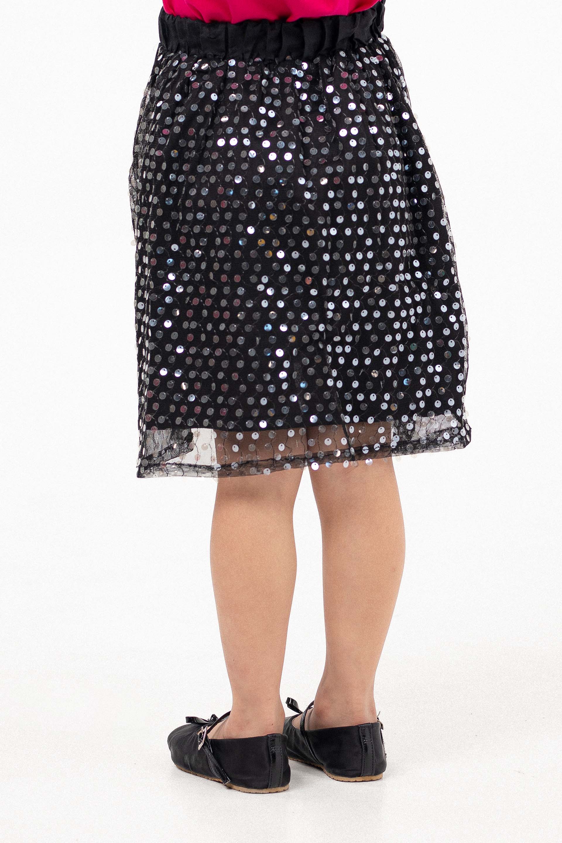 Sequined Skirt Black - Image 4