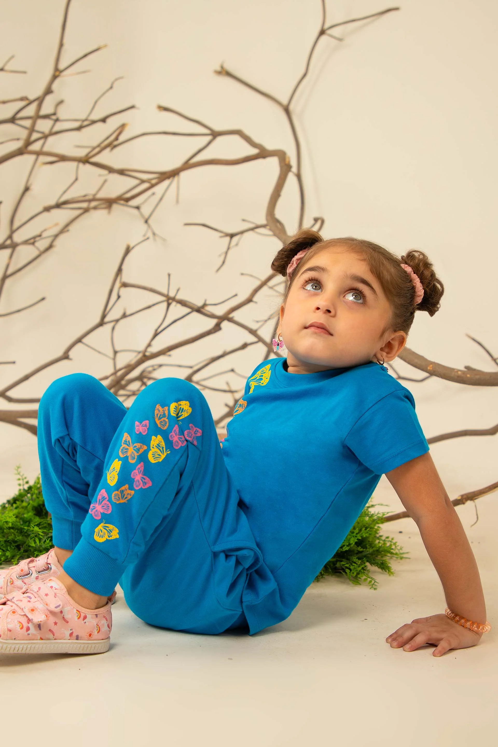 Butterfly Trackpants Blue - Image 2