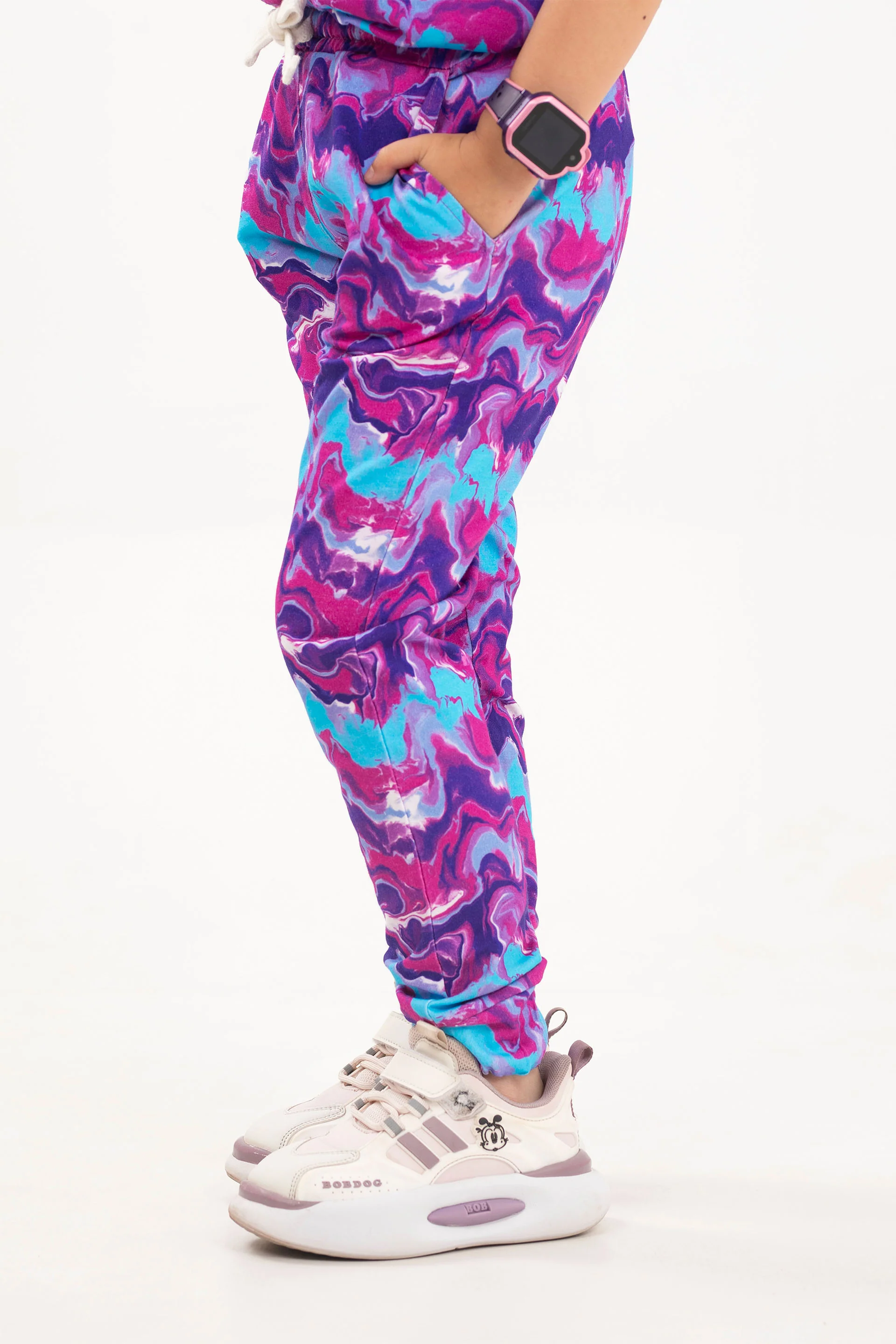 Printed Track Pants Multi - Image 3