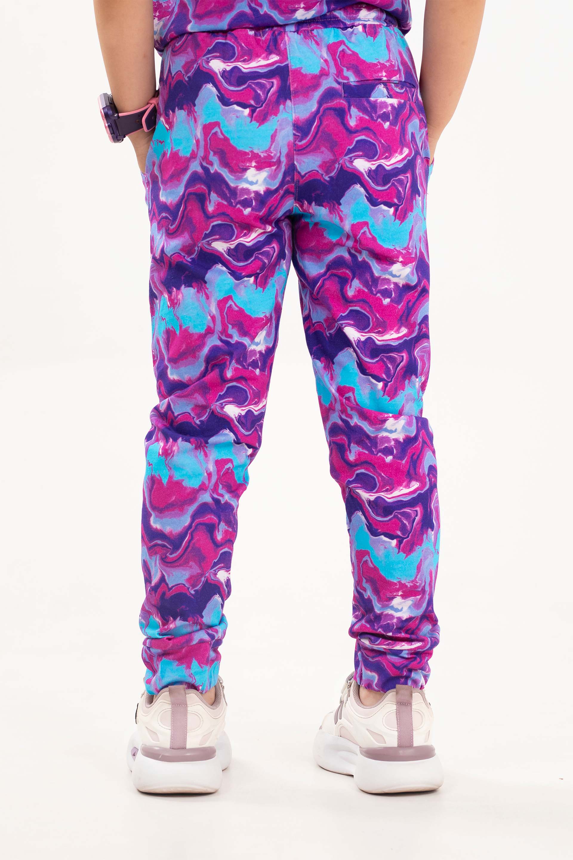 Printed Track Pants Multi - Image 4