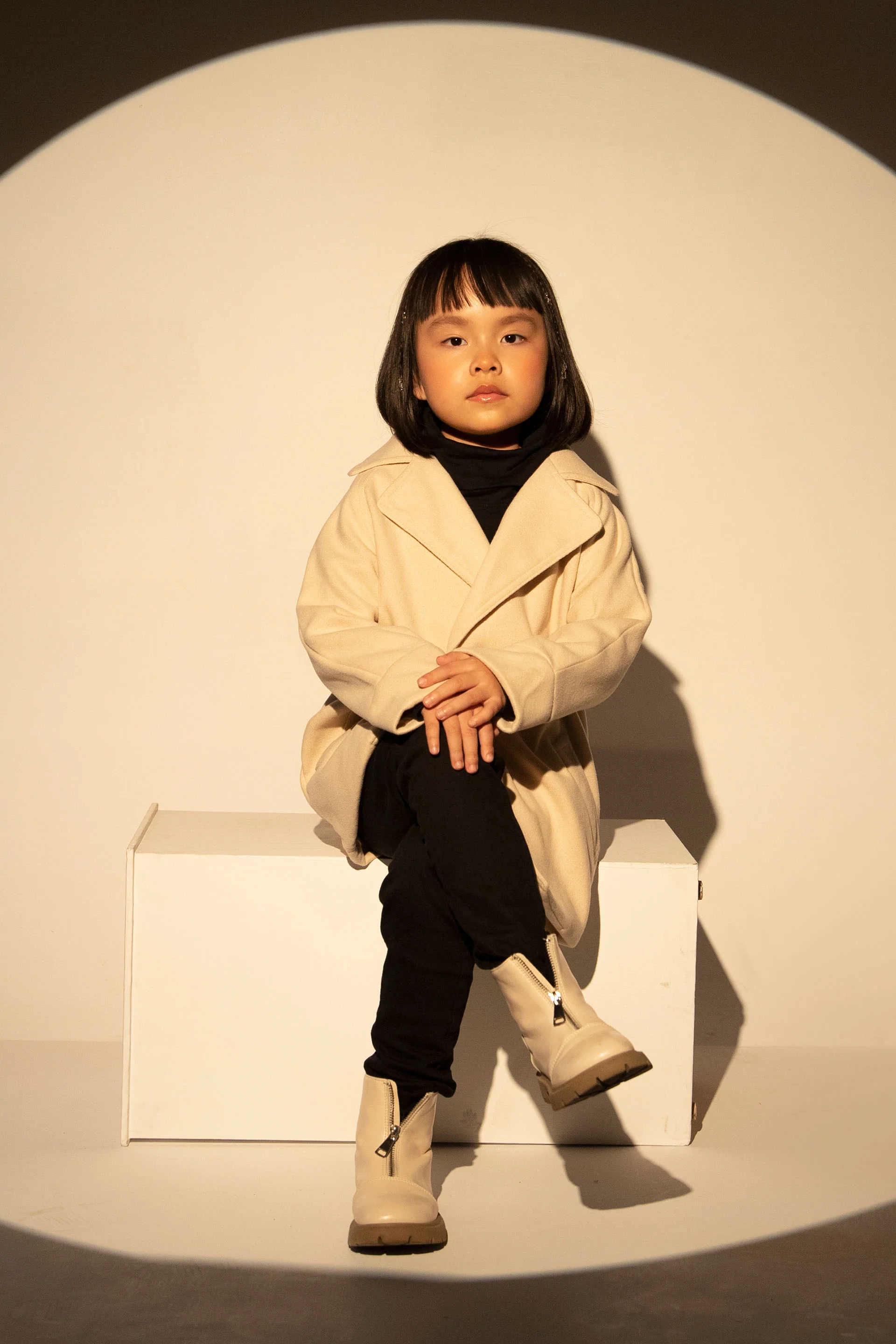 Long Coat Beige - Image 3