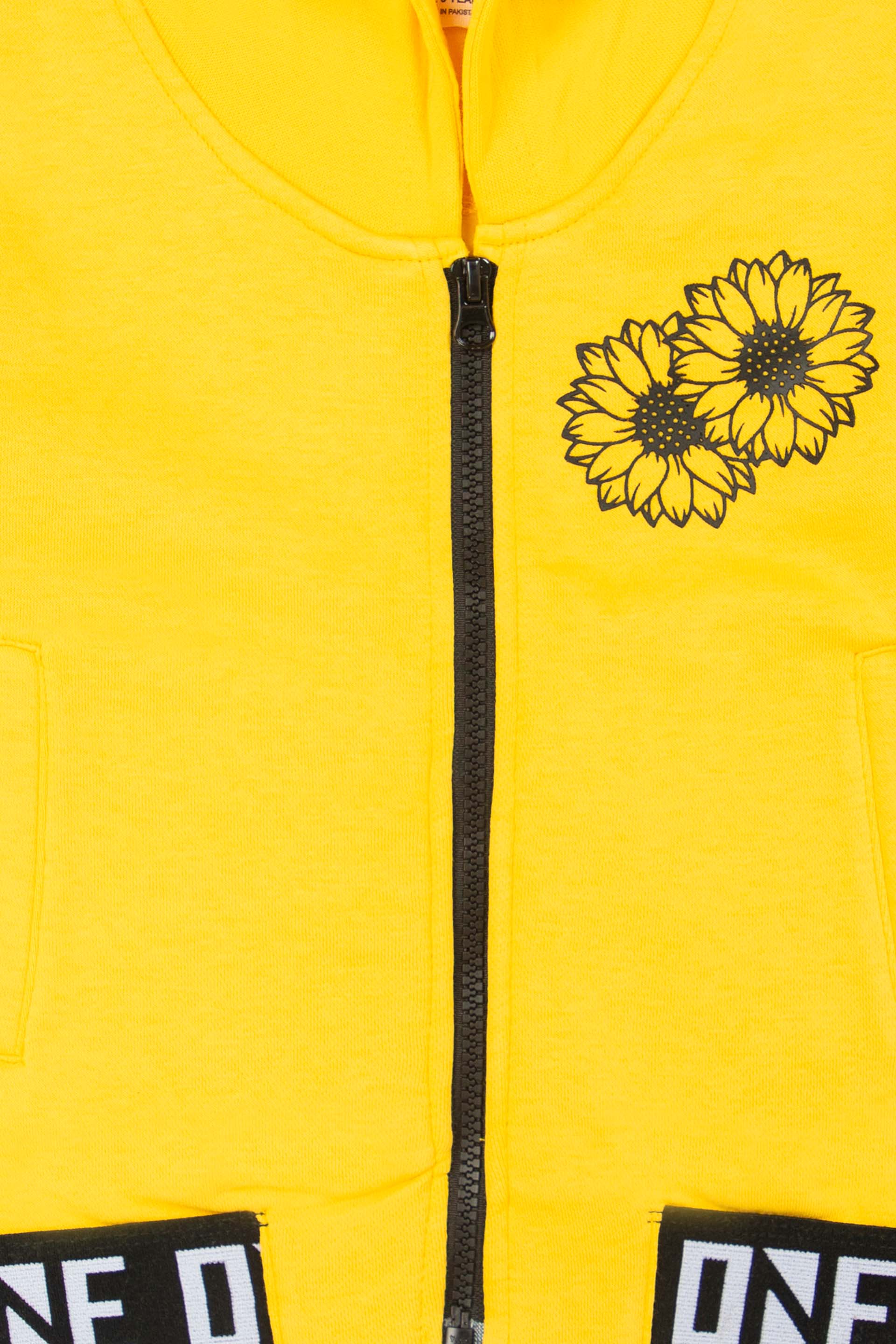 Flower Zipper Hoodie - Image 3