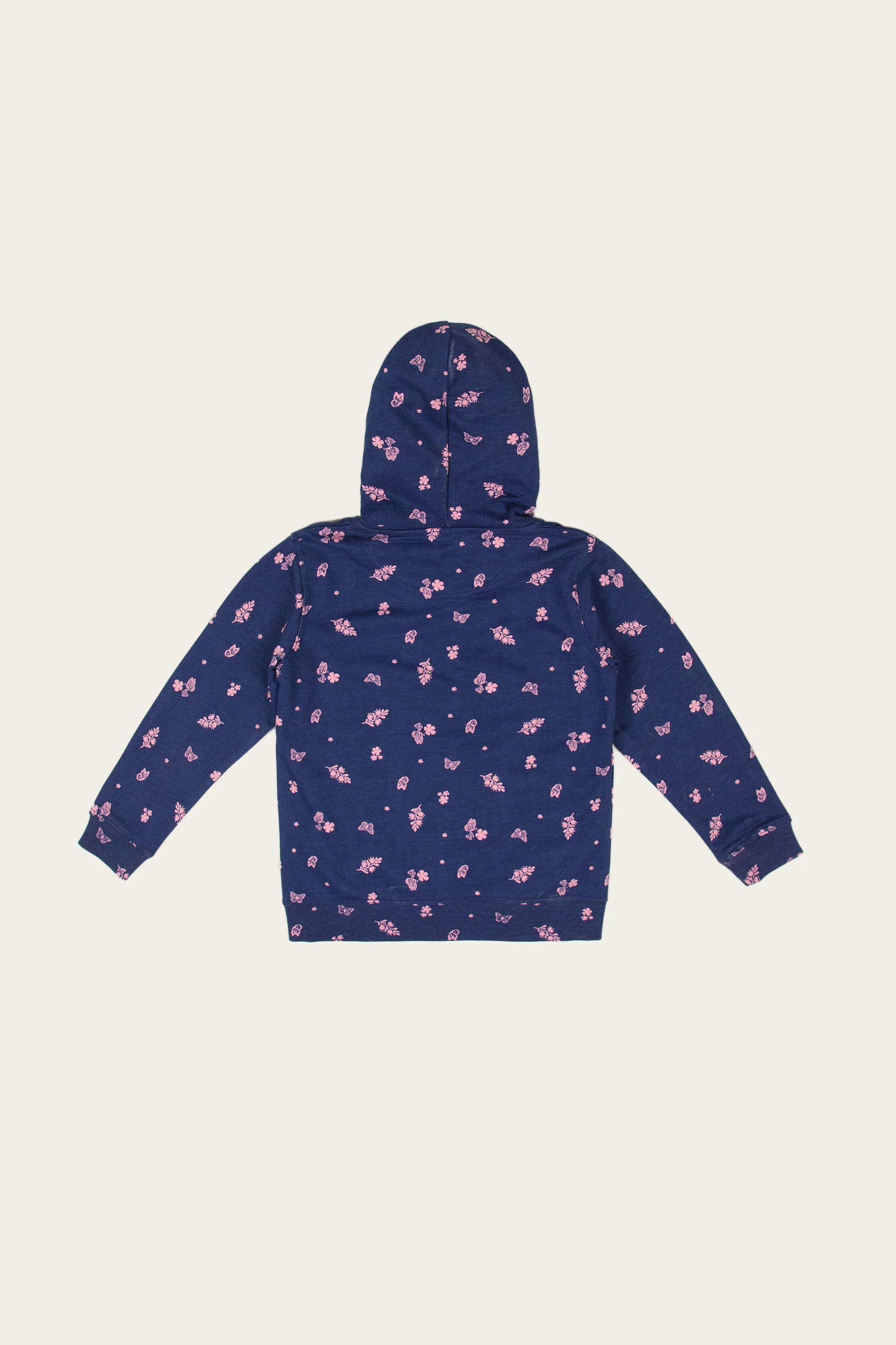 Sporty Zipper Hoodie Navy - Image 6