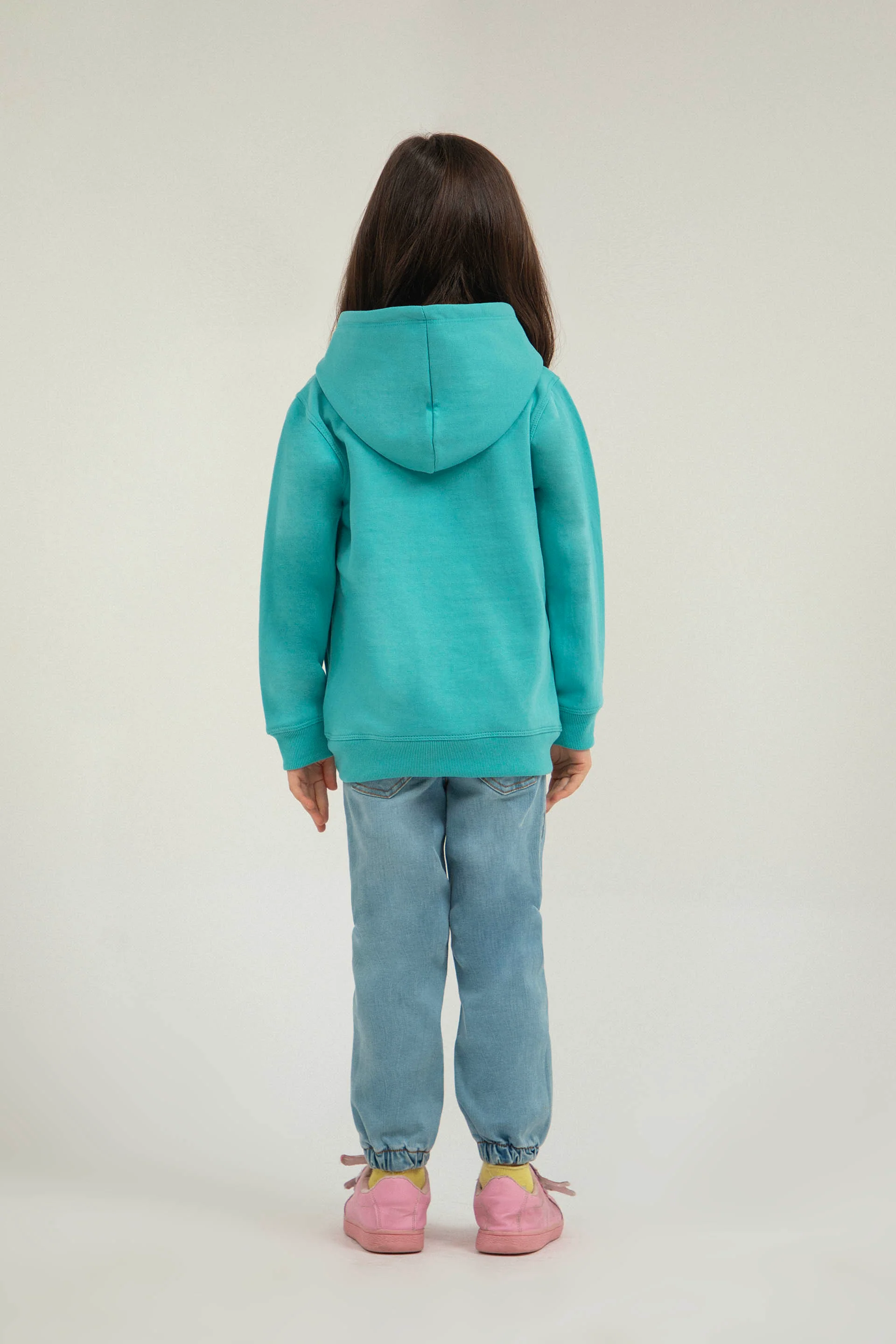 College Pullover Hoodie Blue - Image 4