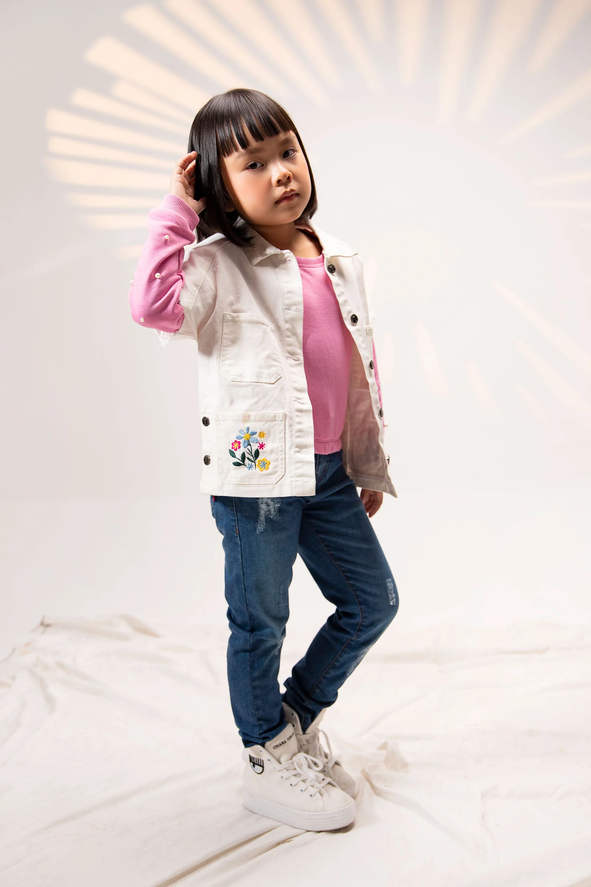 Sleeveless Jacket Off White