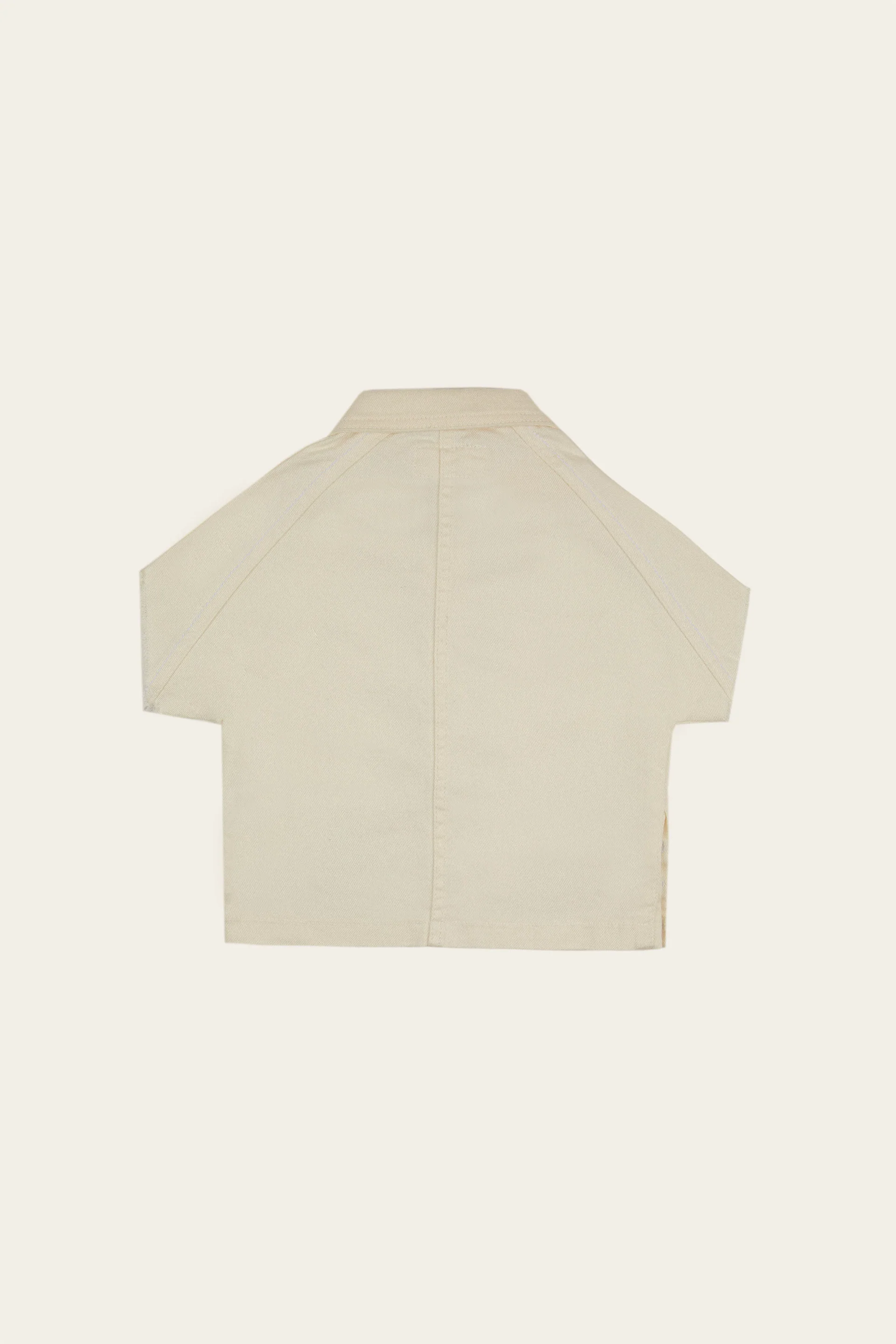 Sleeveless Jacket Off White - Image 5