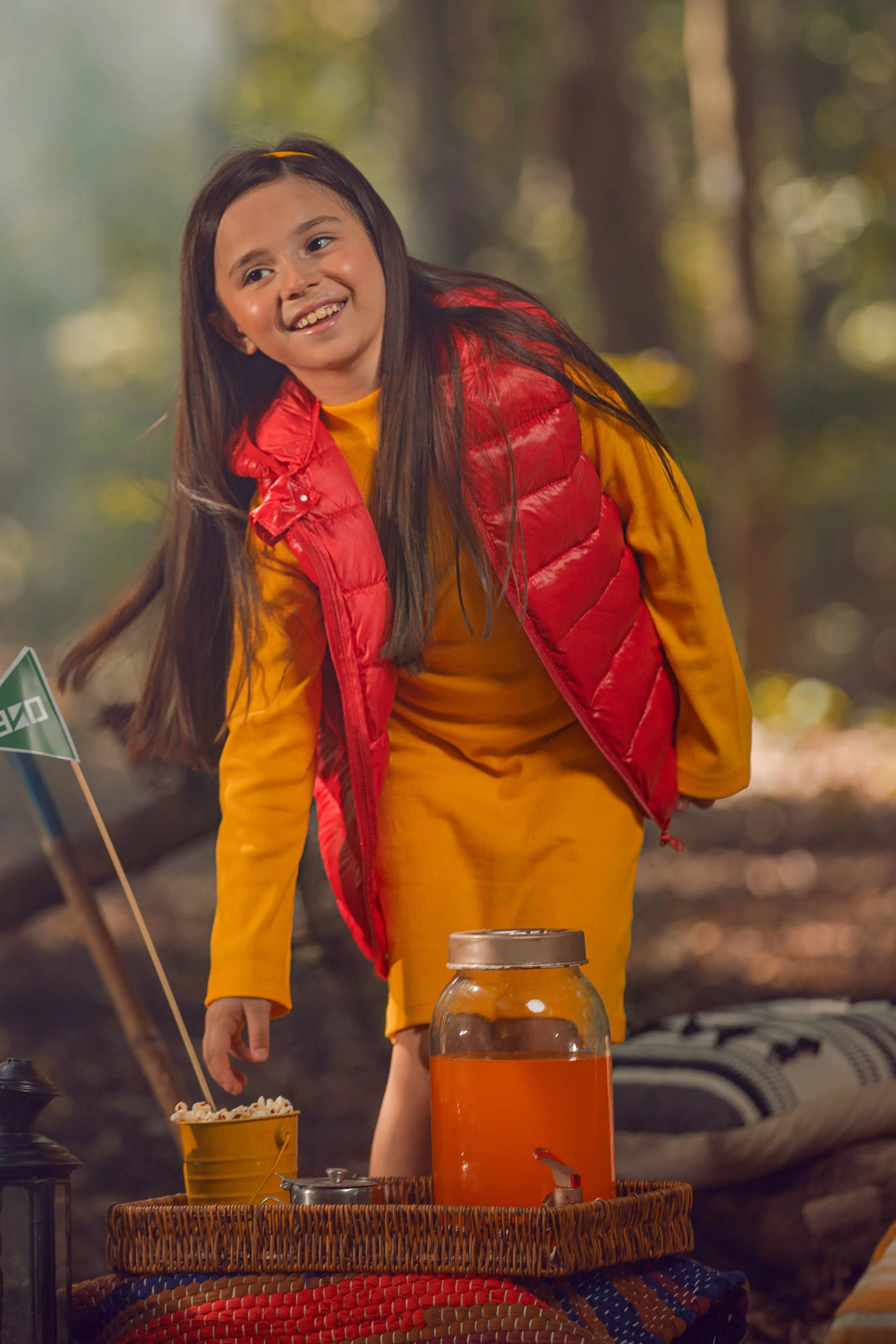 Sleeveless Puffer Red - Image 3