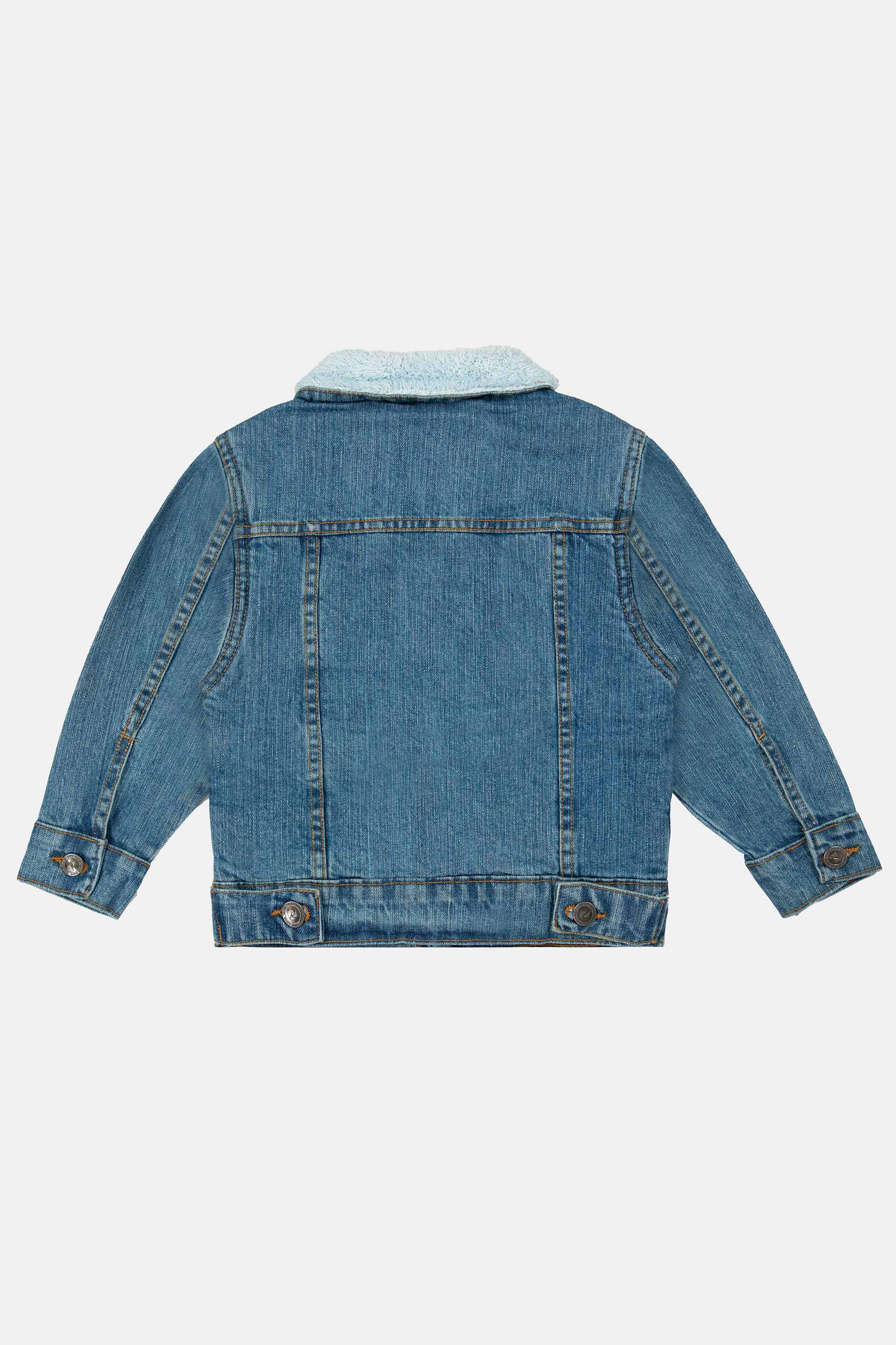 Denim Sherpa Jacket - Image 2