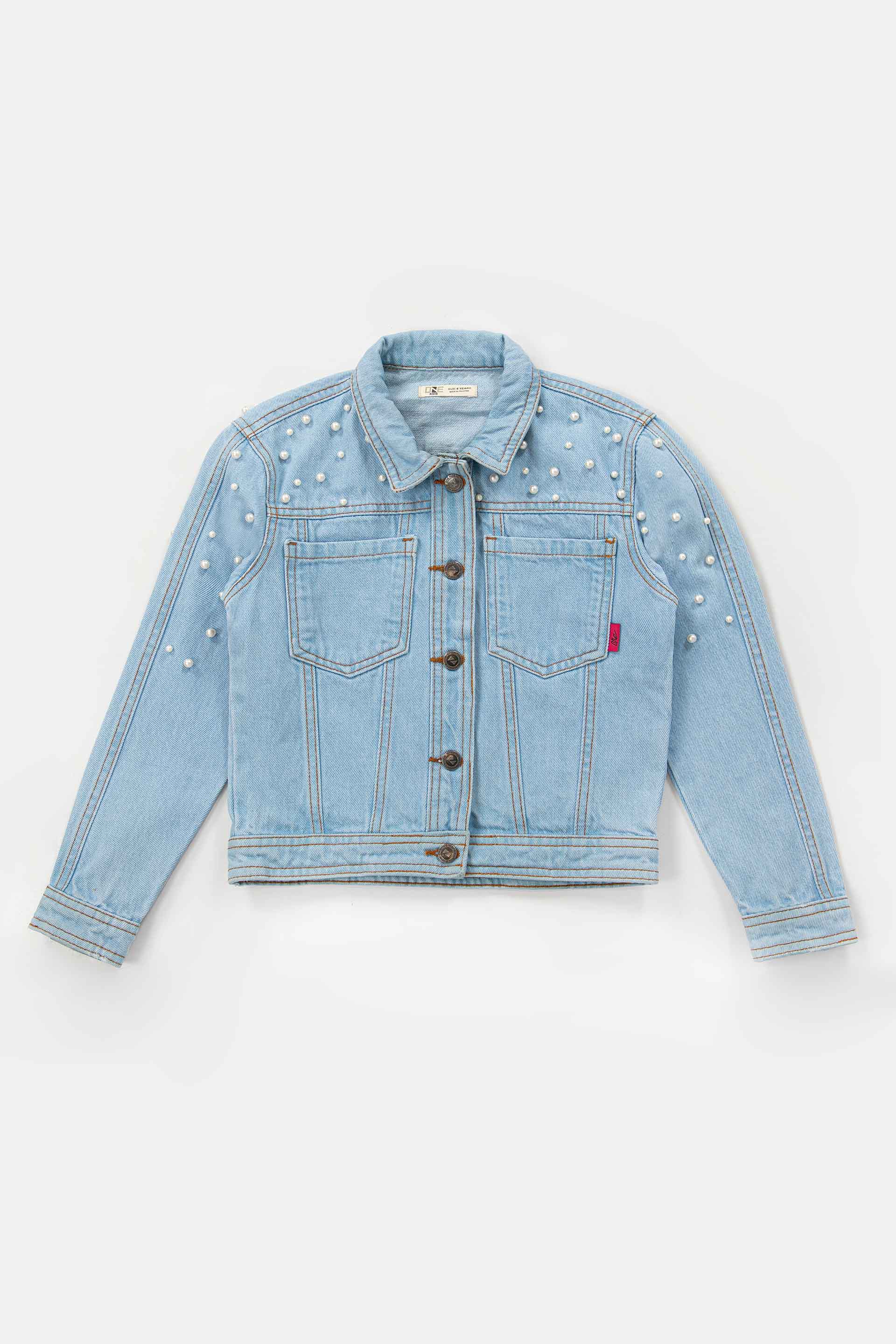 Cropped Pearl Jacket - Image 2