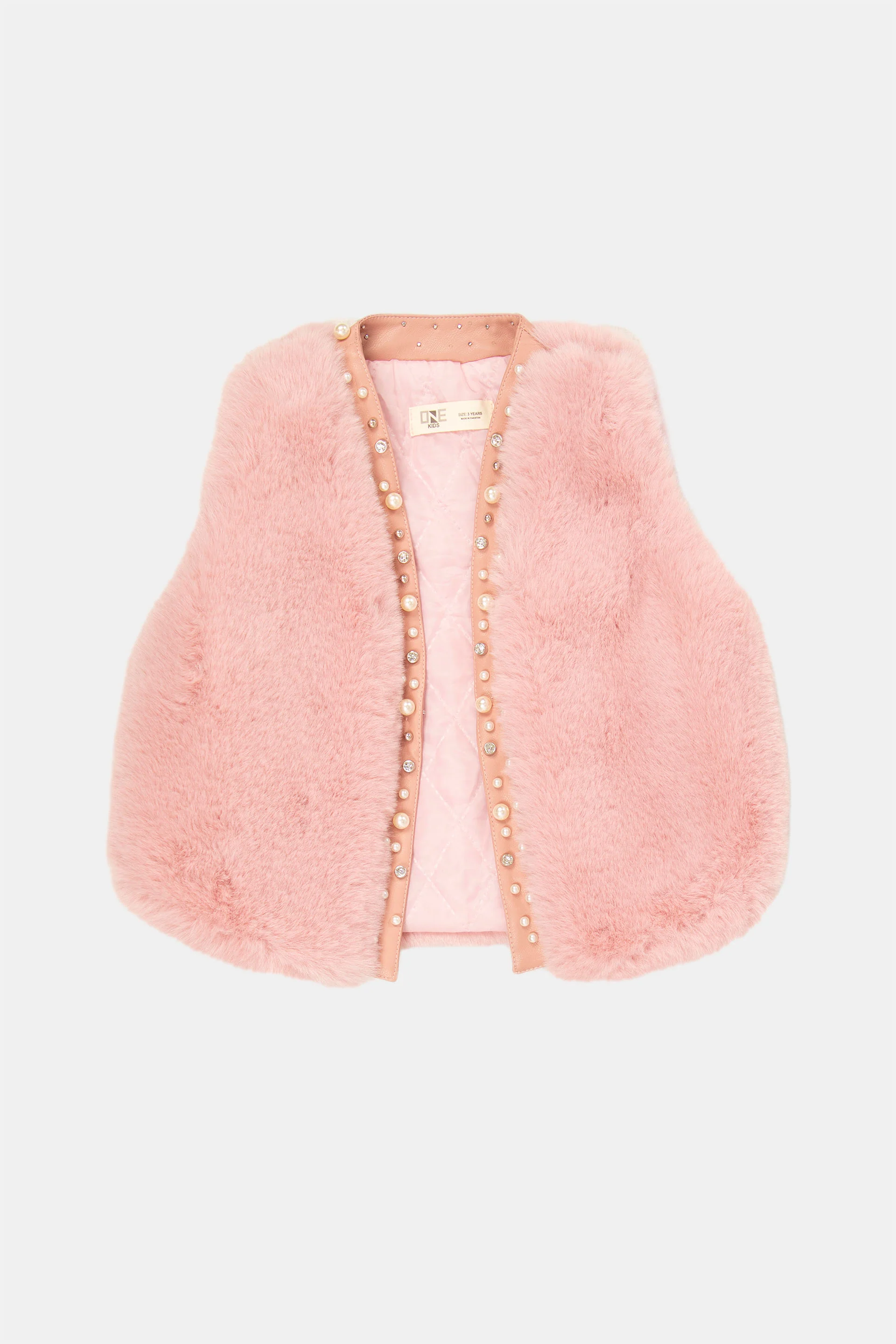 Sleeveless Fur Jacket - Image 4