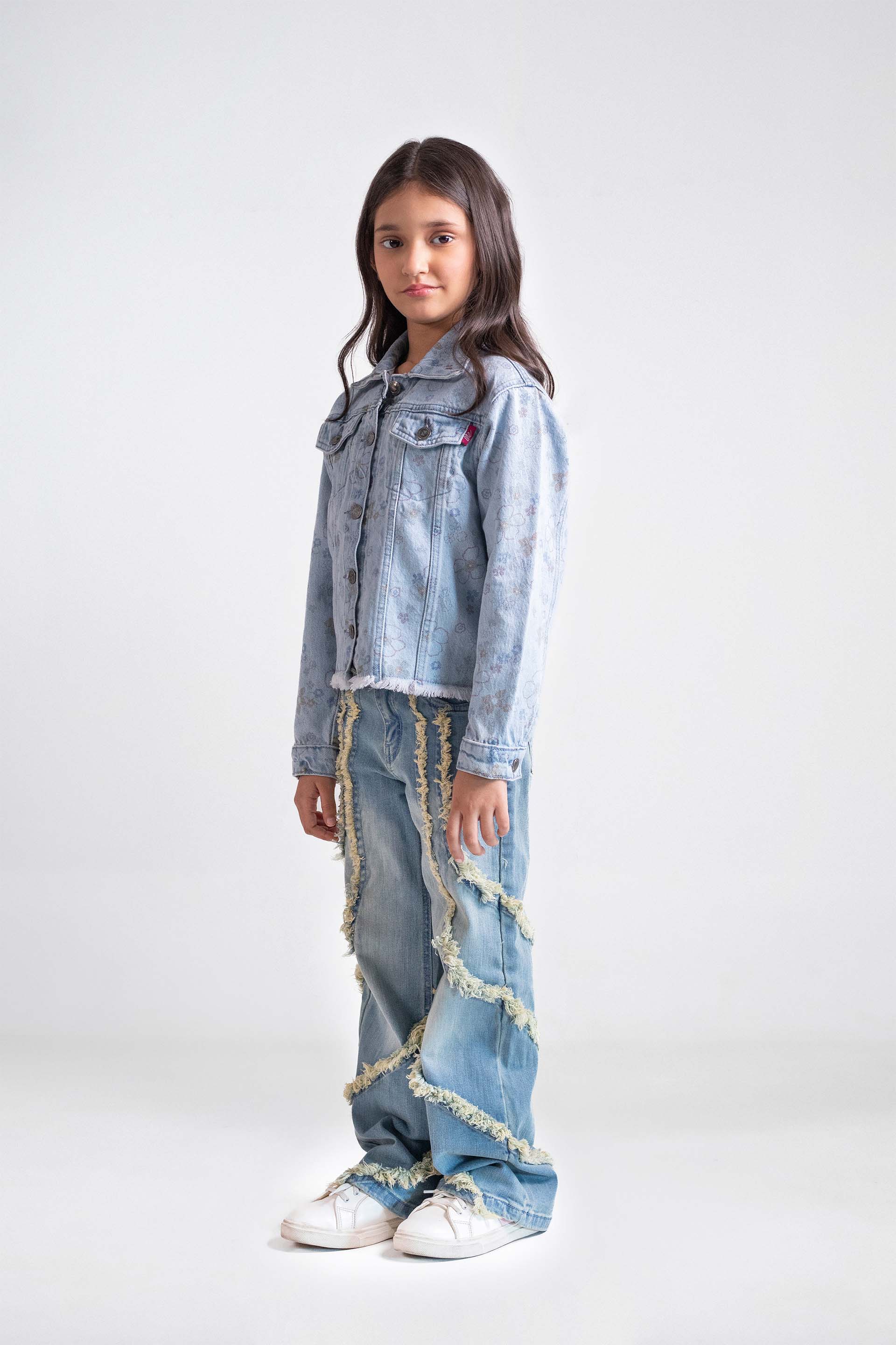 Cropped Denim Jacket - Image 2