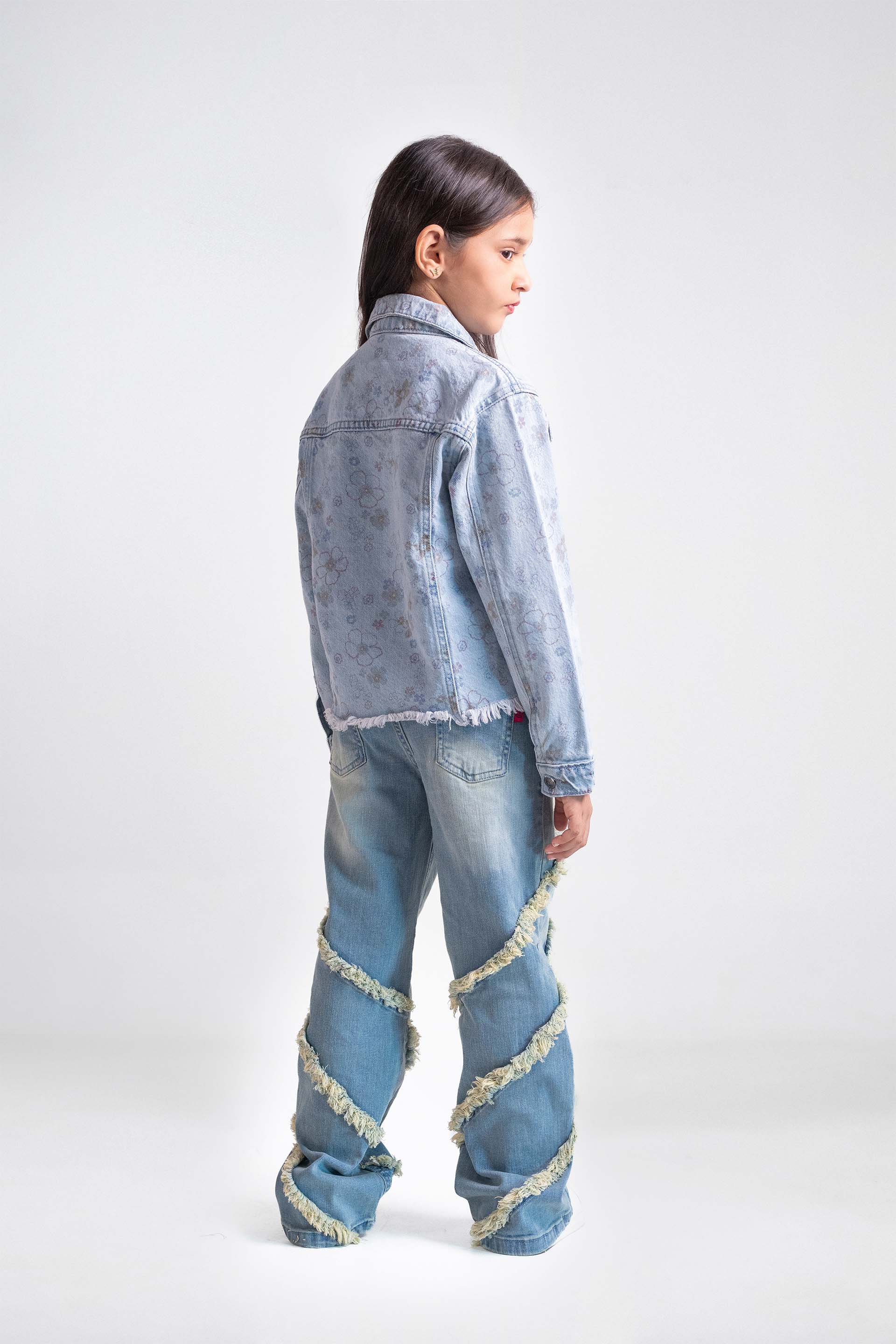 Cropped Denim Jacket - Image 3