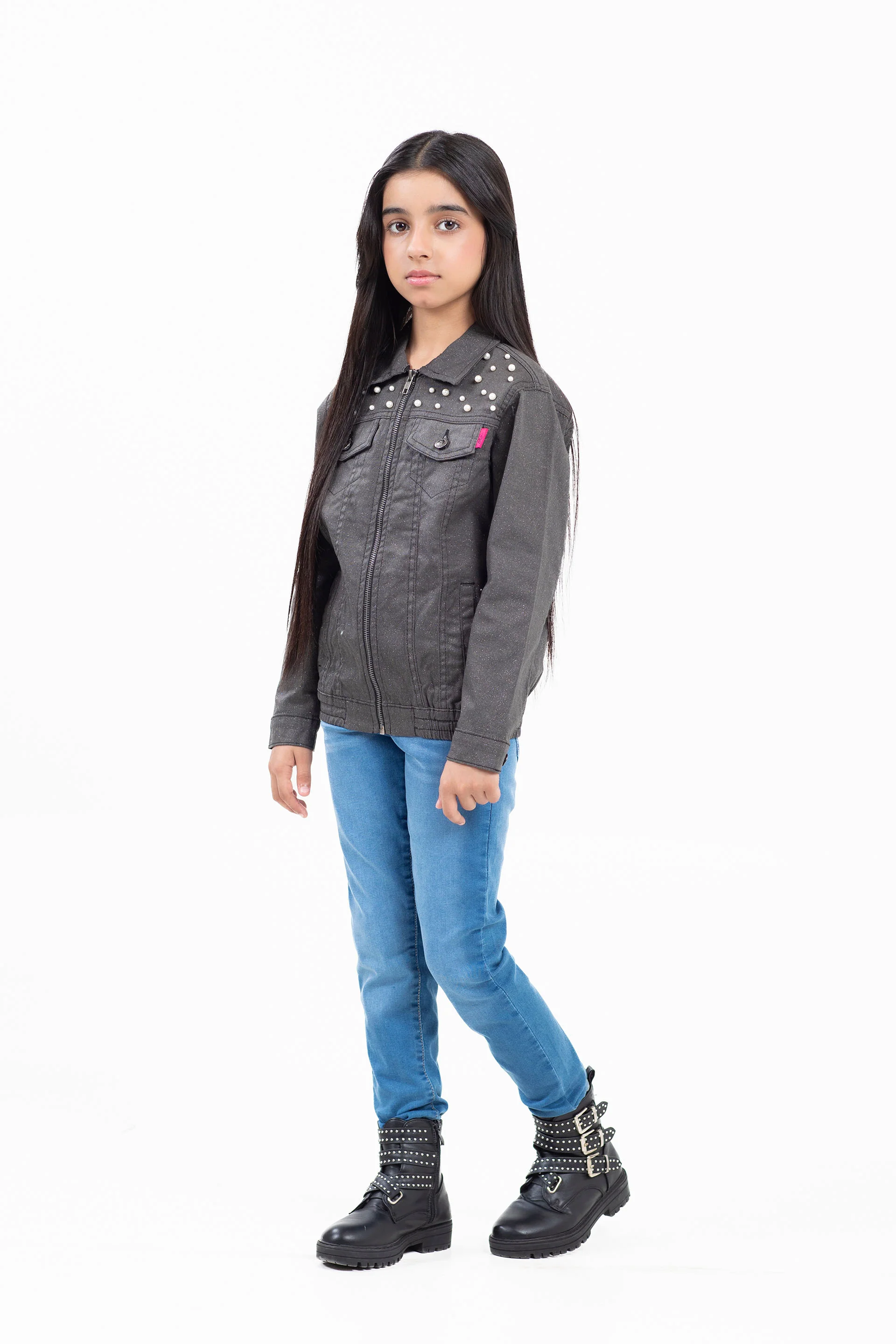 Pearl Tape Denim Jacket - Image 3