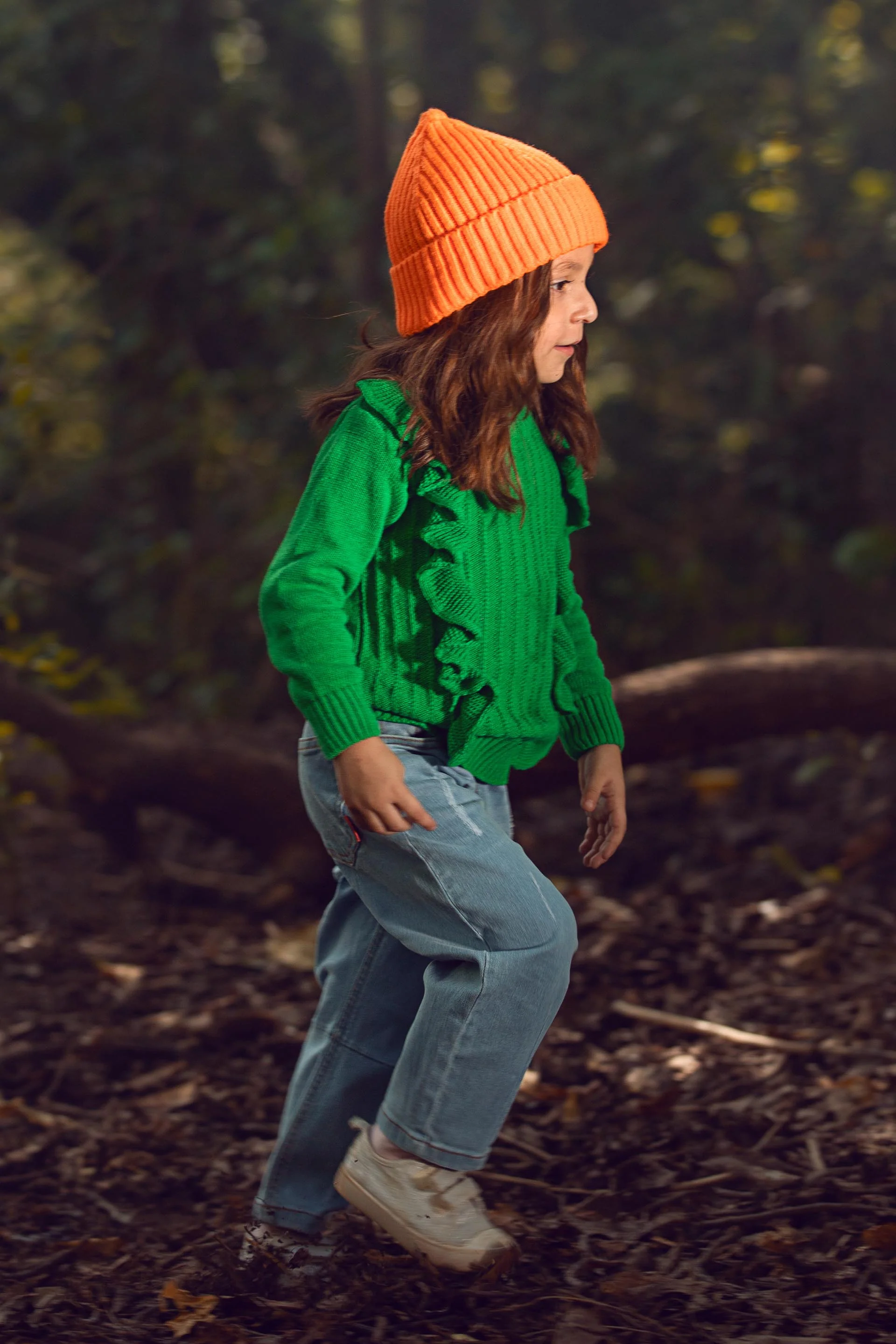 Ruffled Sweater Green - Image 2