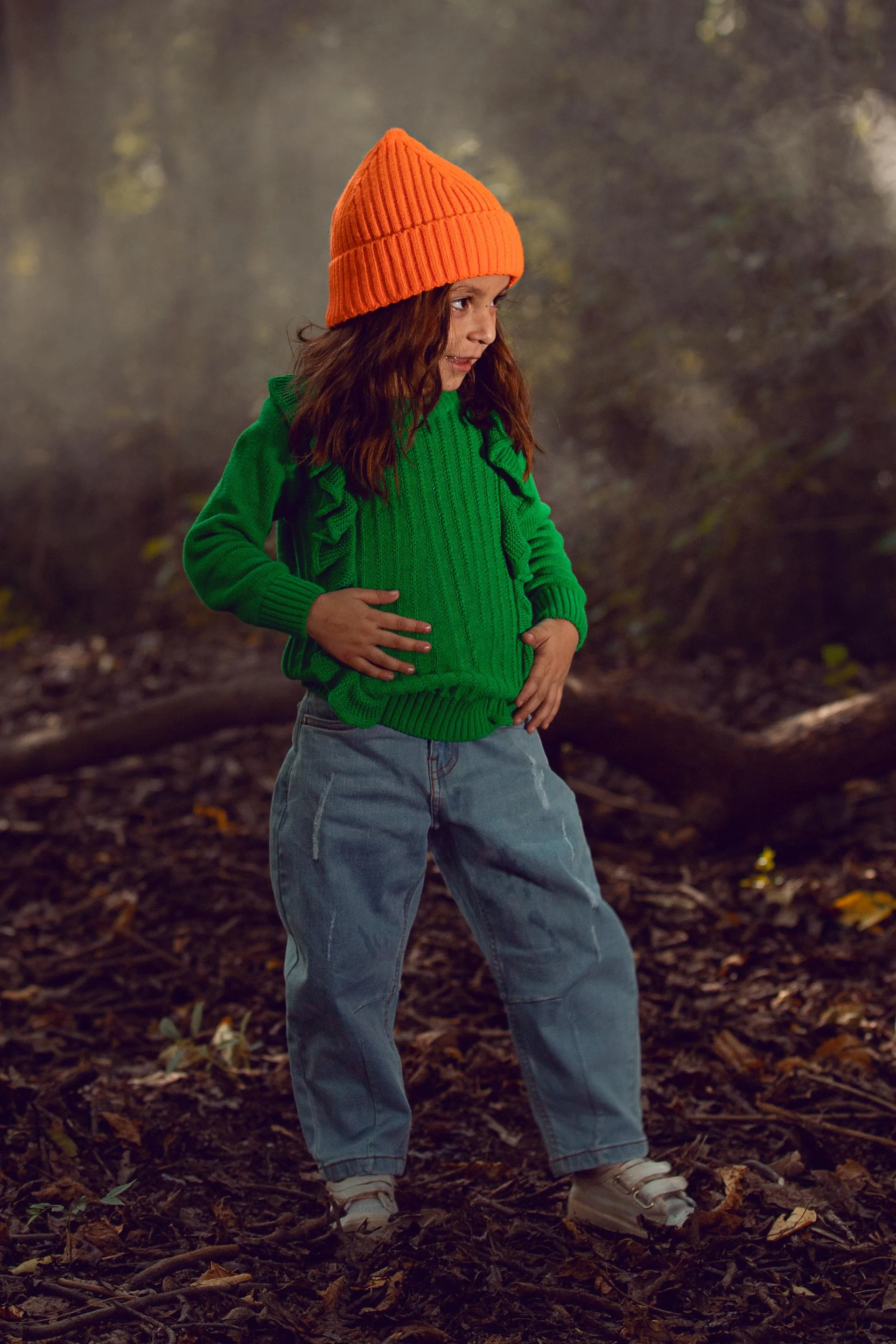 Ruffled Sweater Green - Image 3