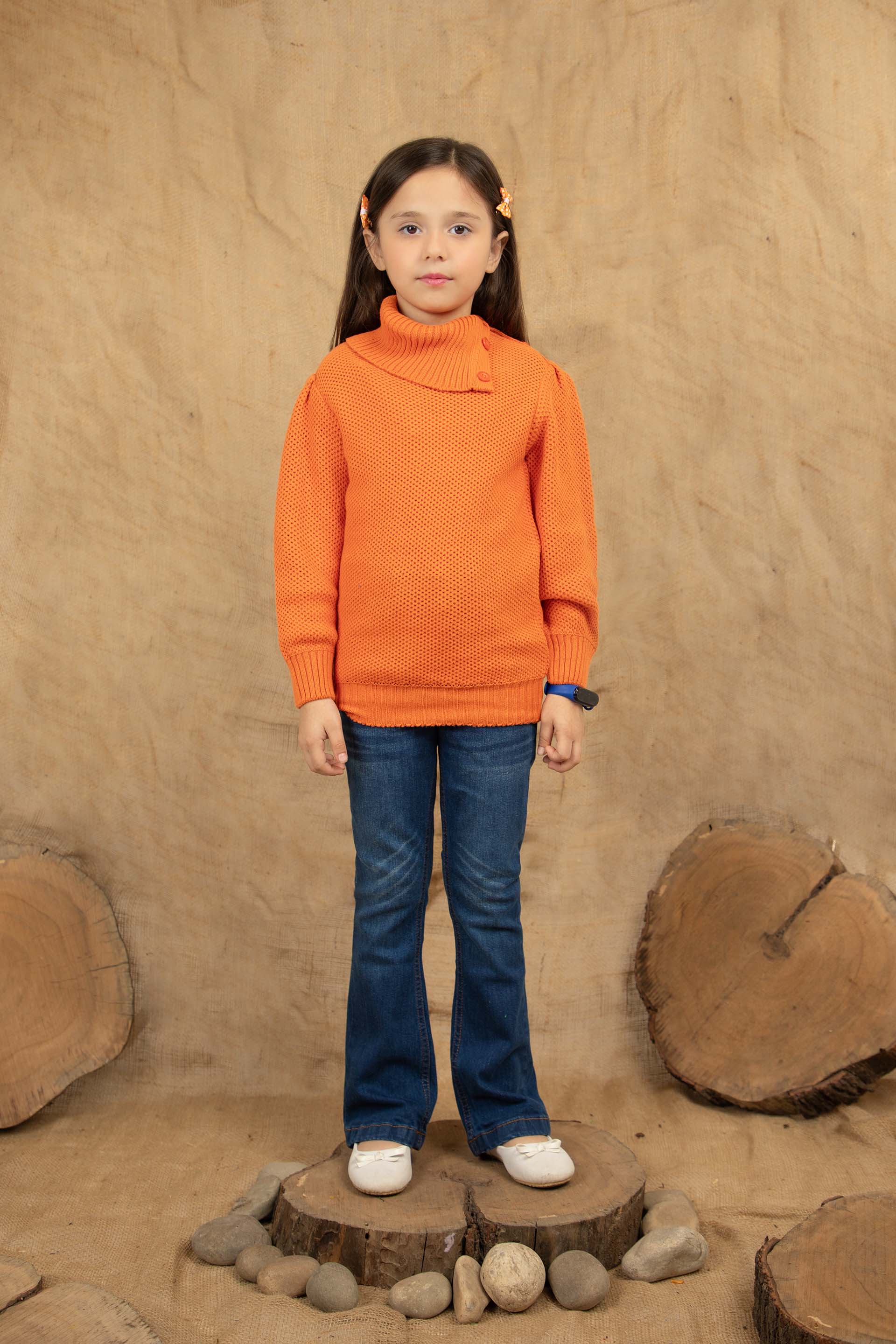 Turnover Nevk Sweater Orange - Image 4