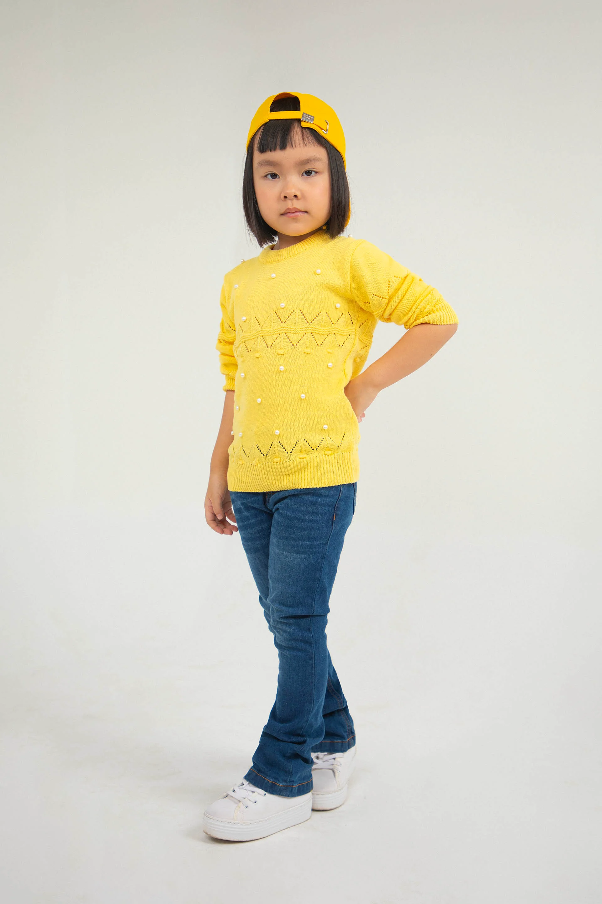 Pearl Sweater Yellow - Image 3