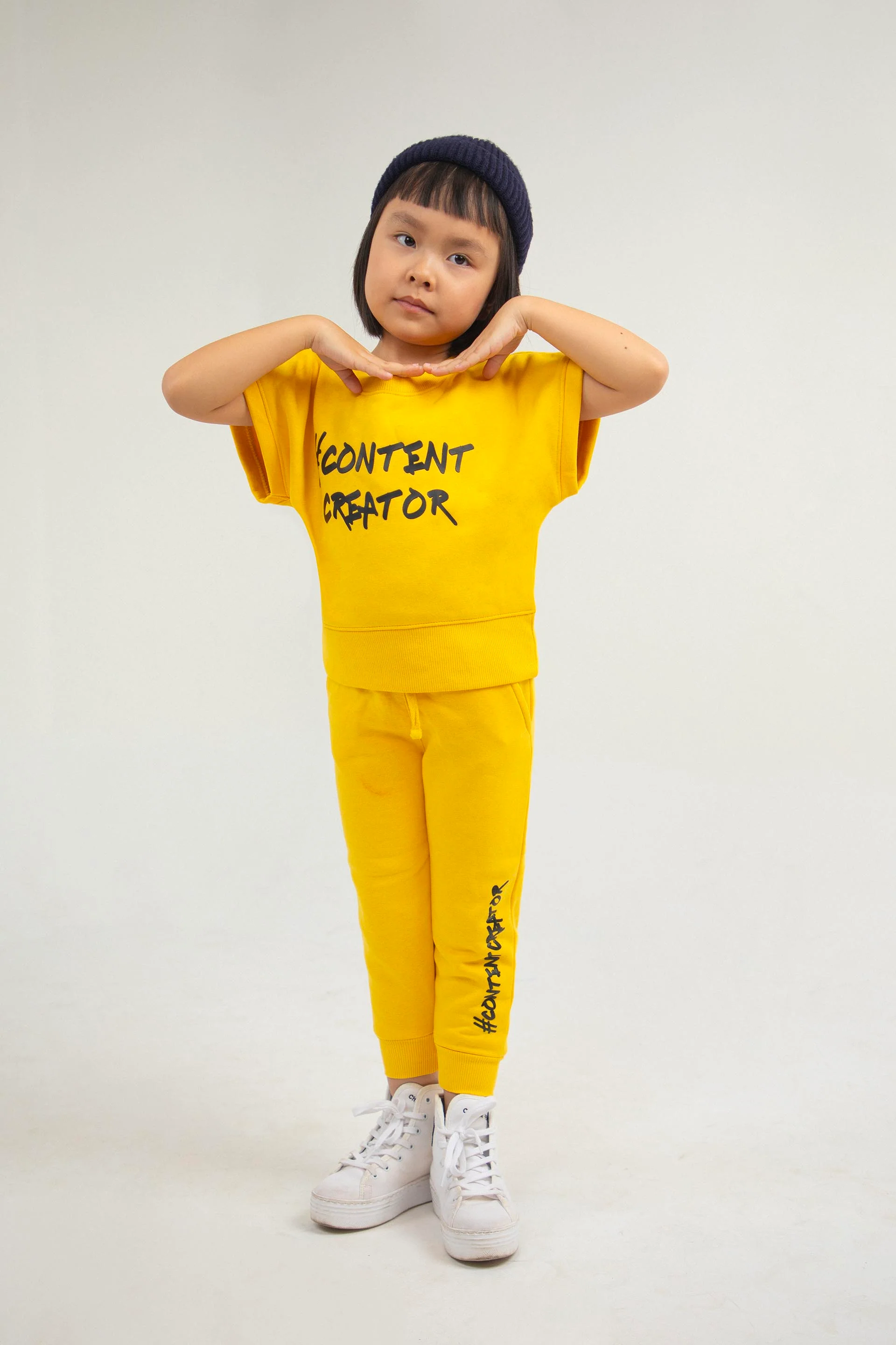Sleeveless Sweatshirt Mustard - Image 2