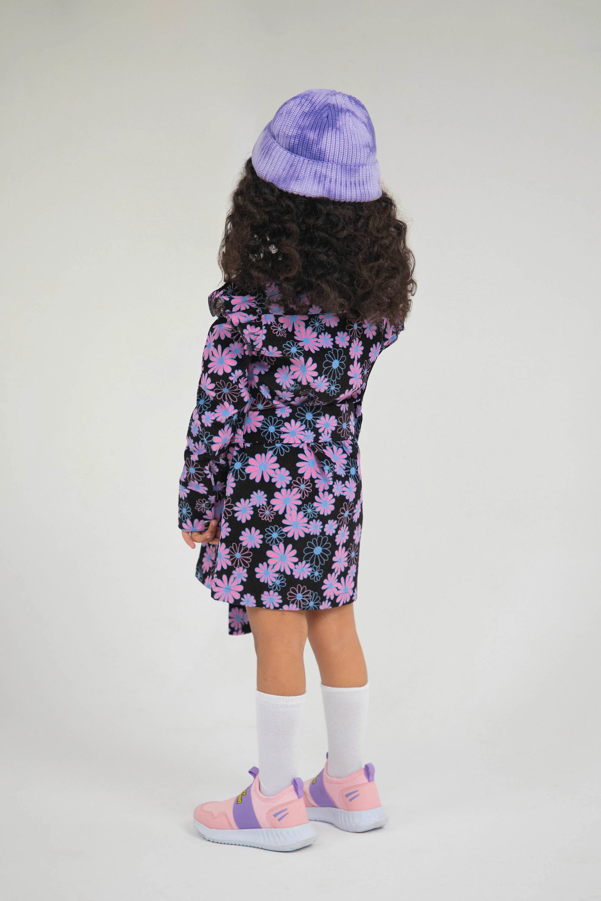 Corduroy Shirt Dress Pink - Image 3