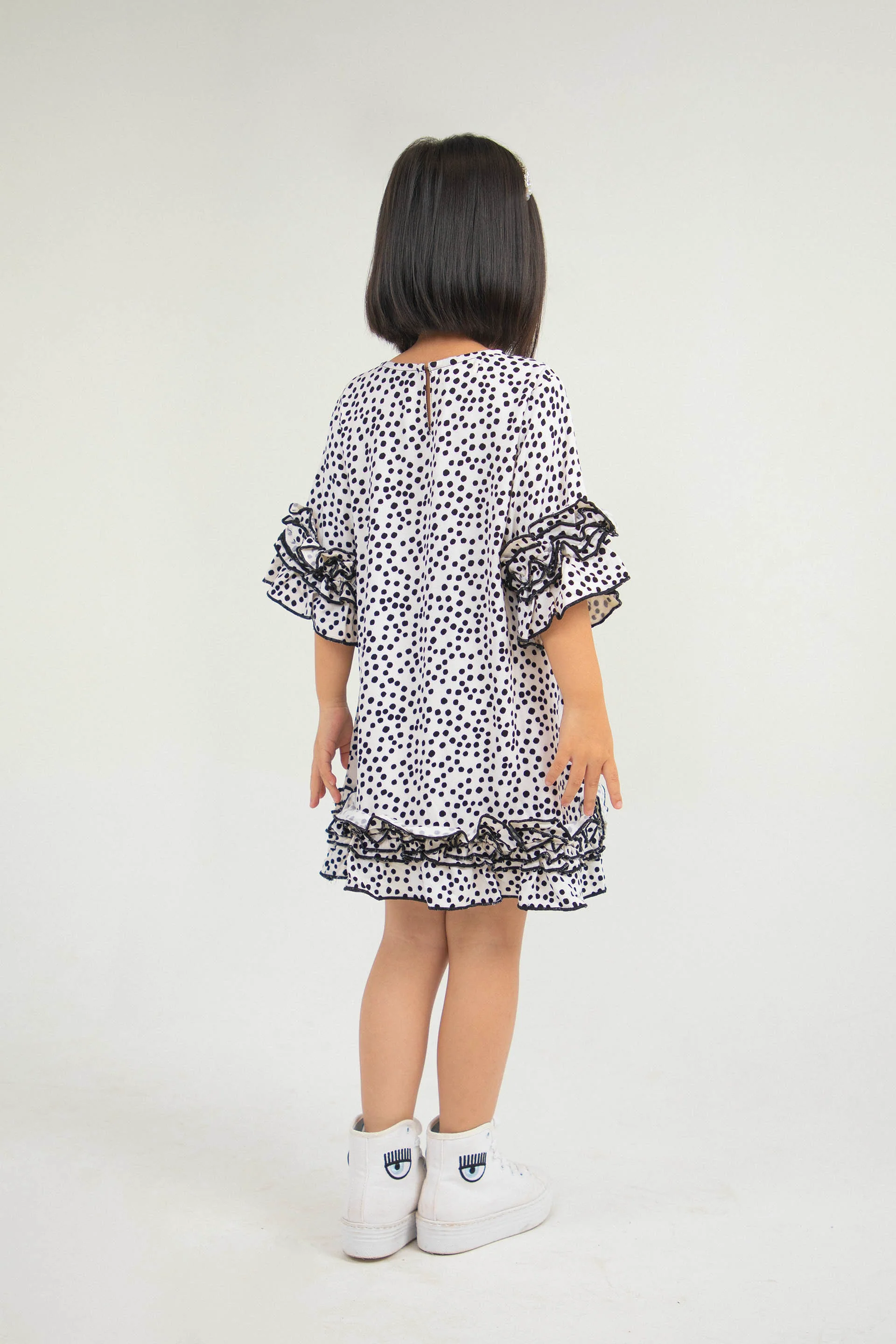 Frill Dress White - Image 3