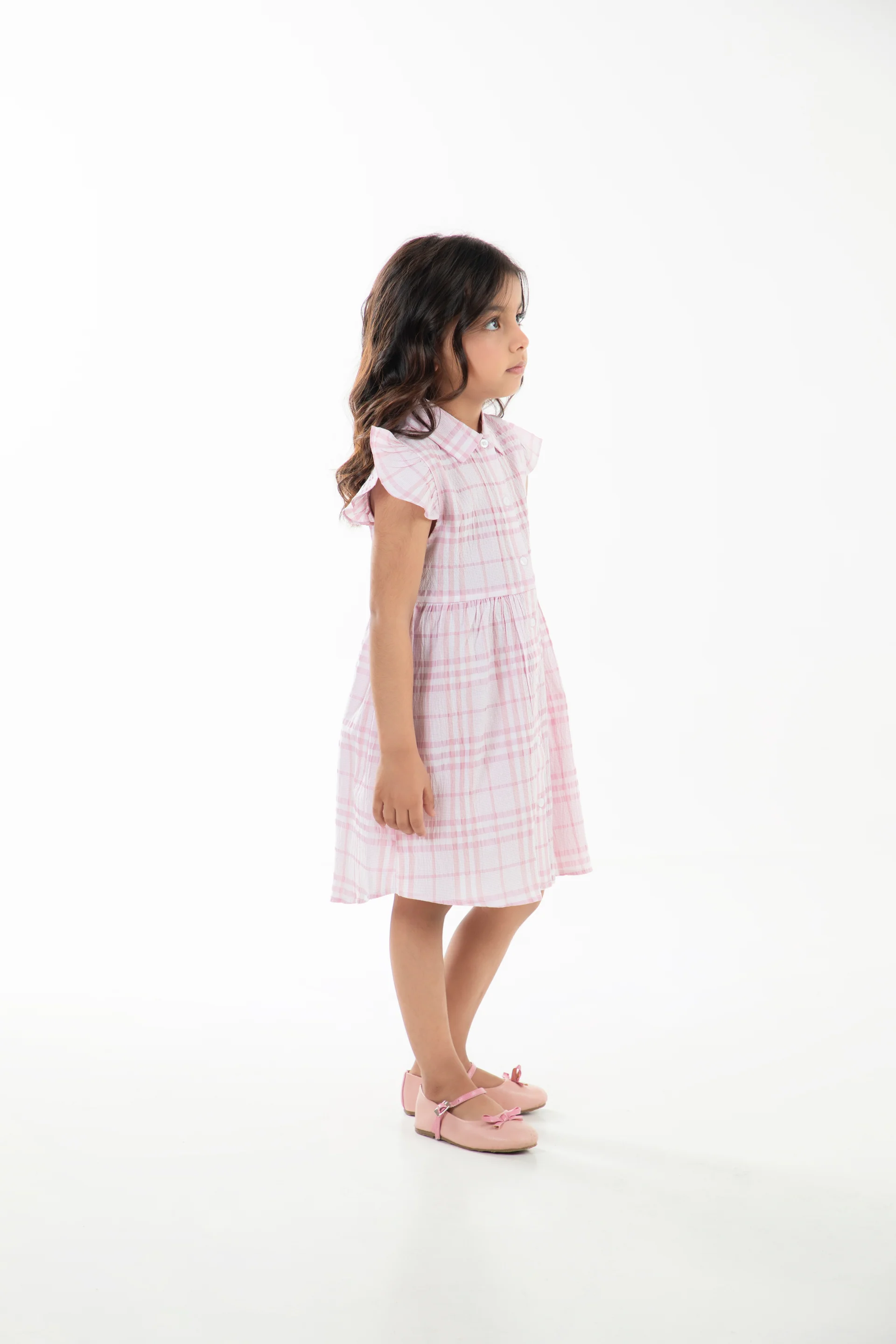 Textured Button Down Dress - Image 2