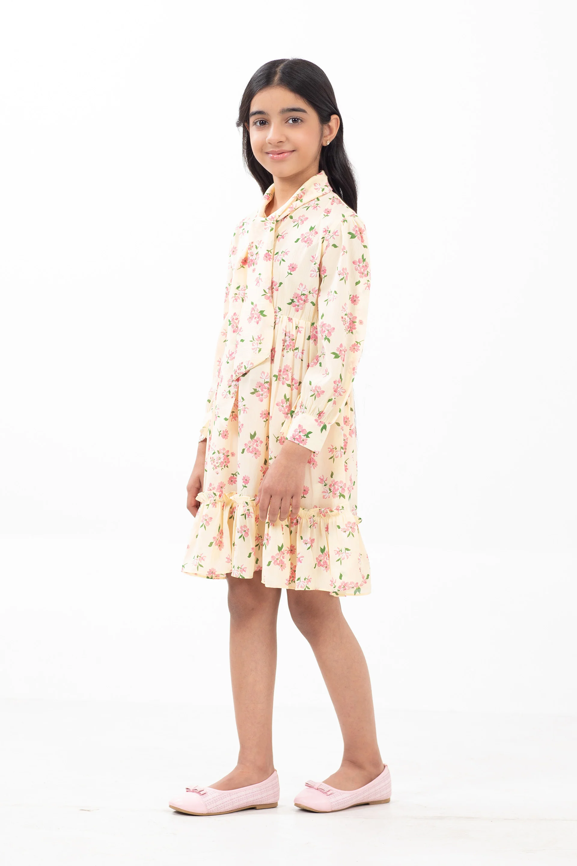 Printed Flared Dress - Image 3