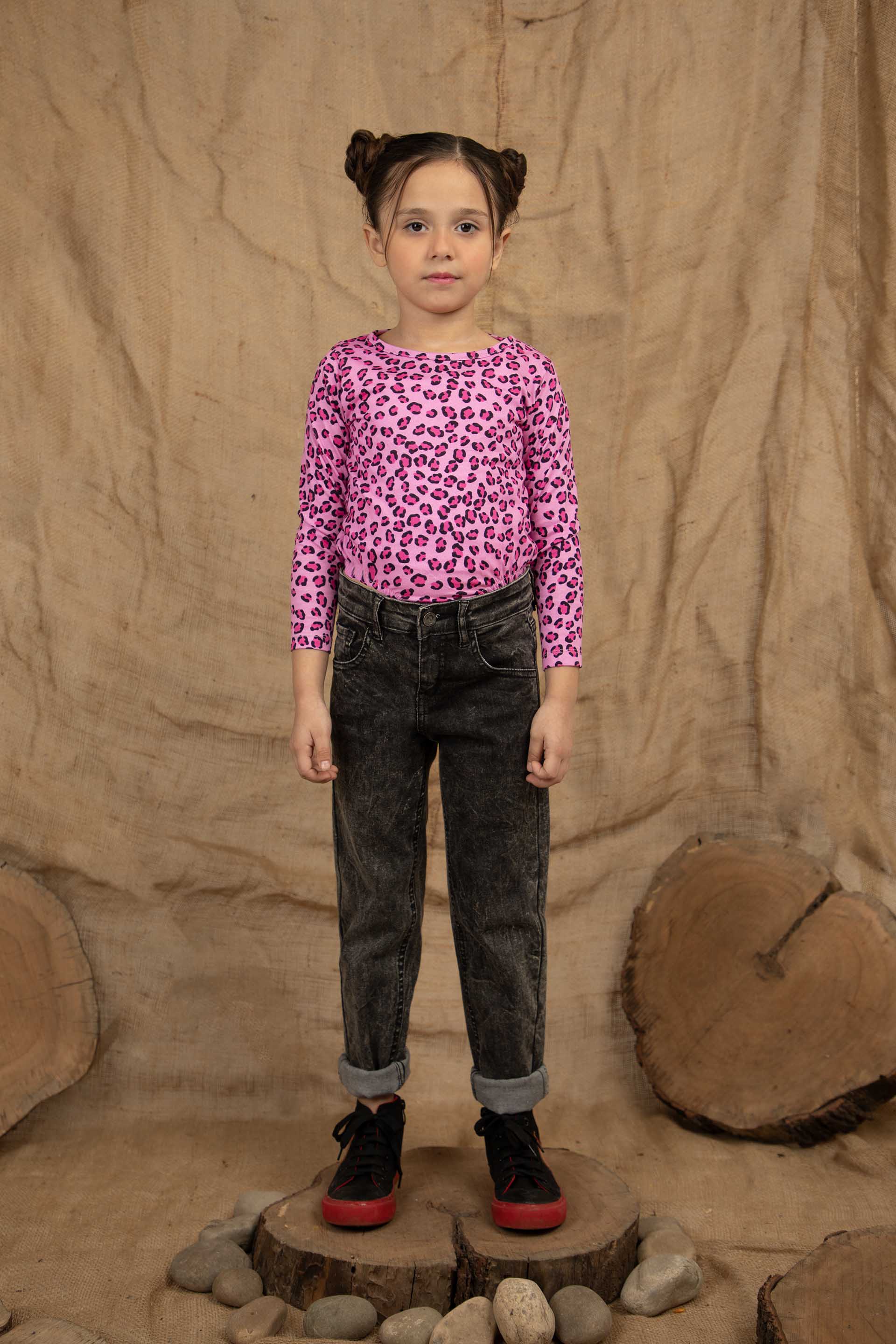 Cheetah Romper Pink - Image 3