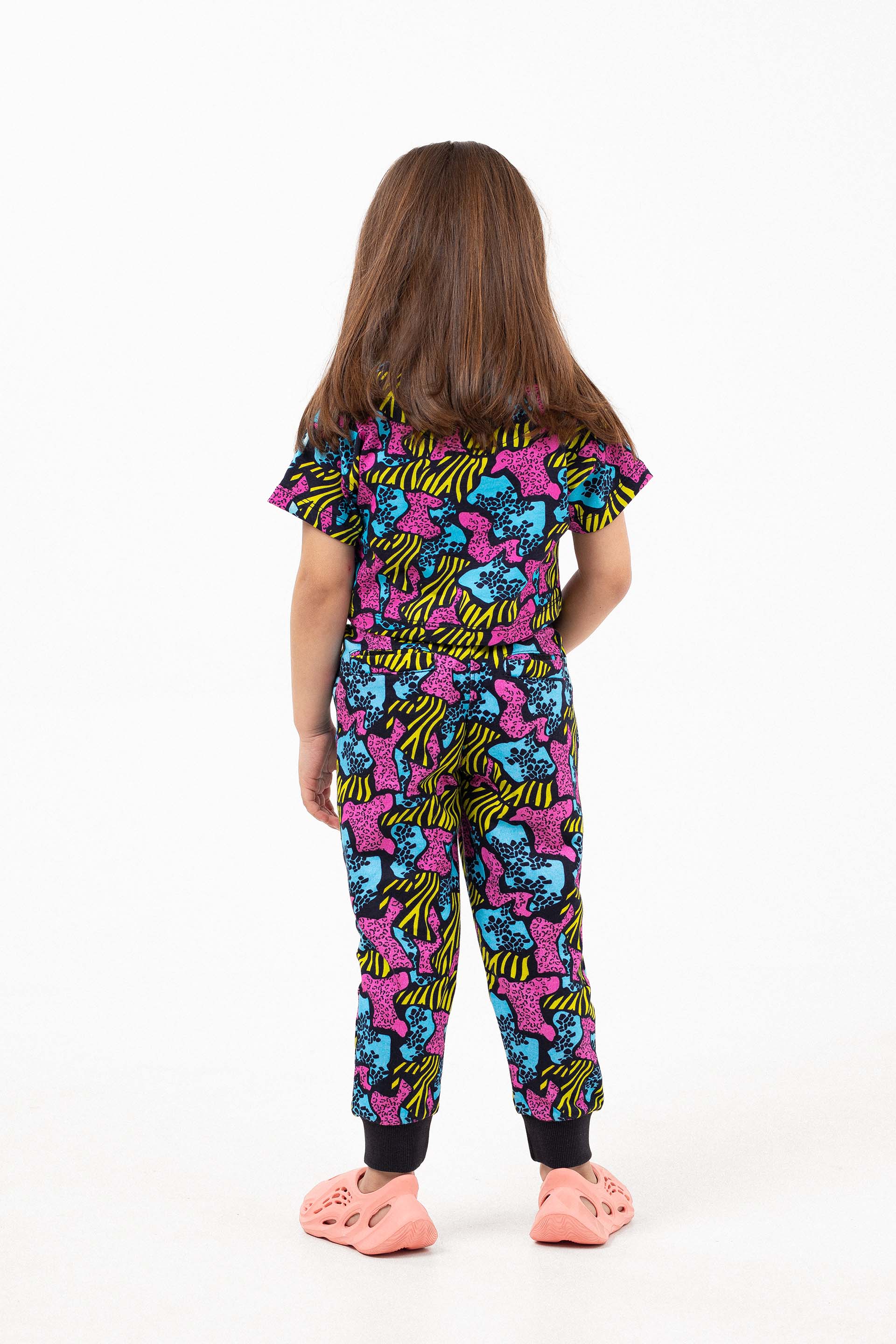 Printed Crop Tee Multi - Image 5