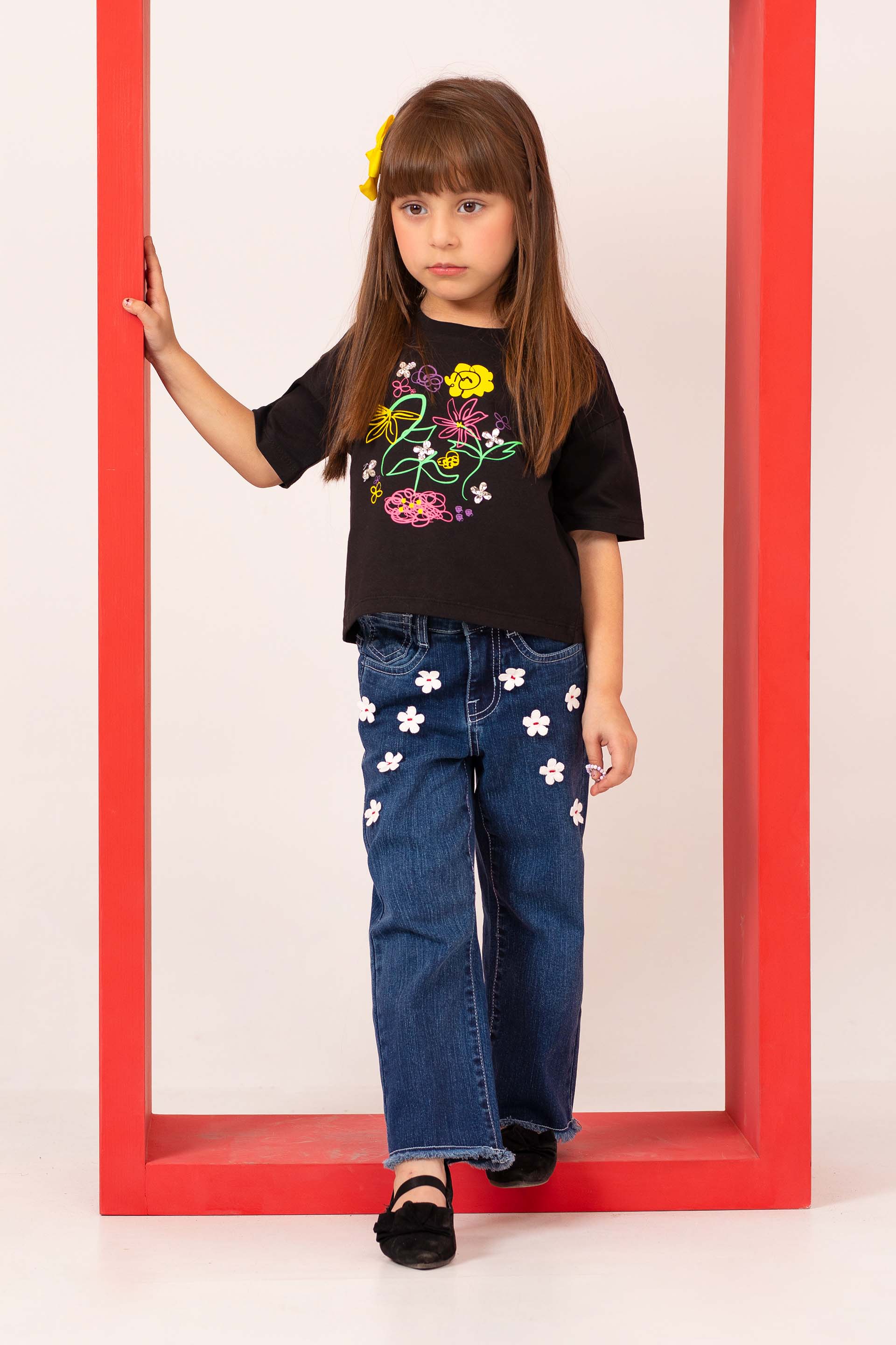 Floral Embellished Tee - Image 3