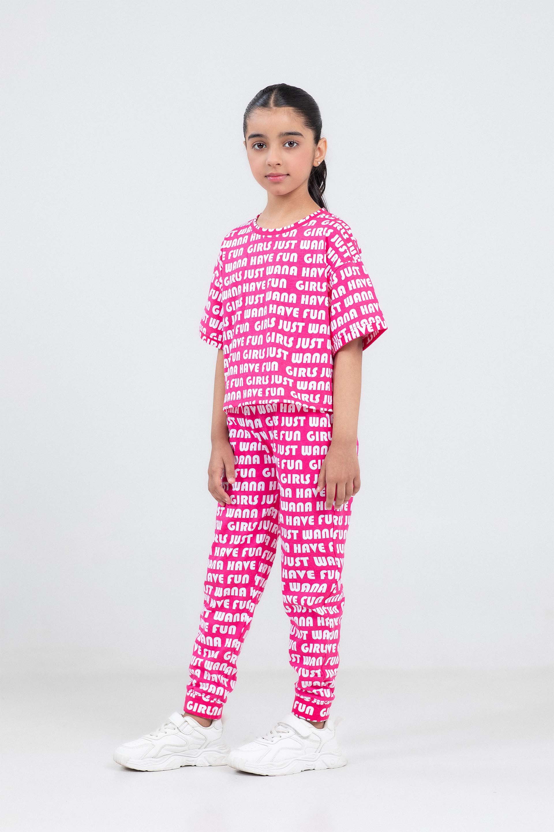 Printed Cropped Tee - Image 3