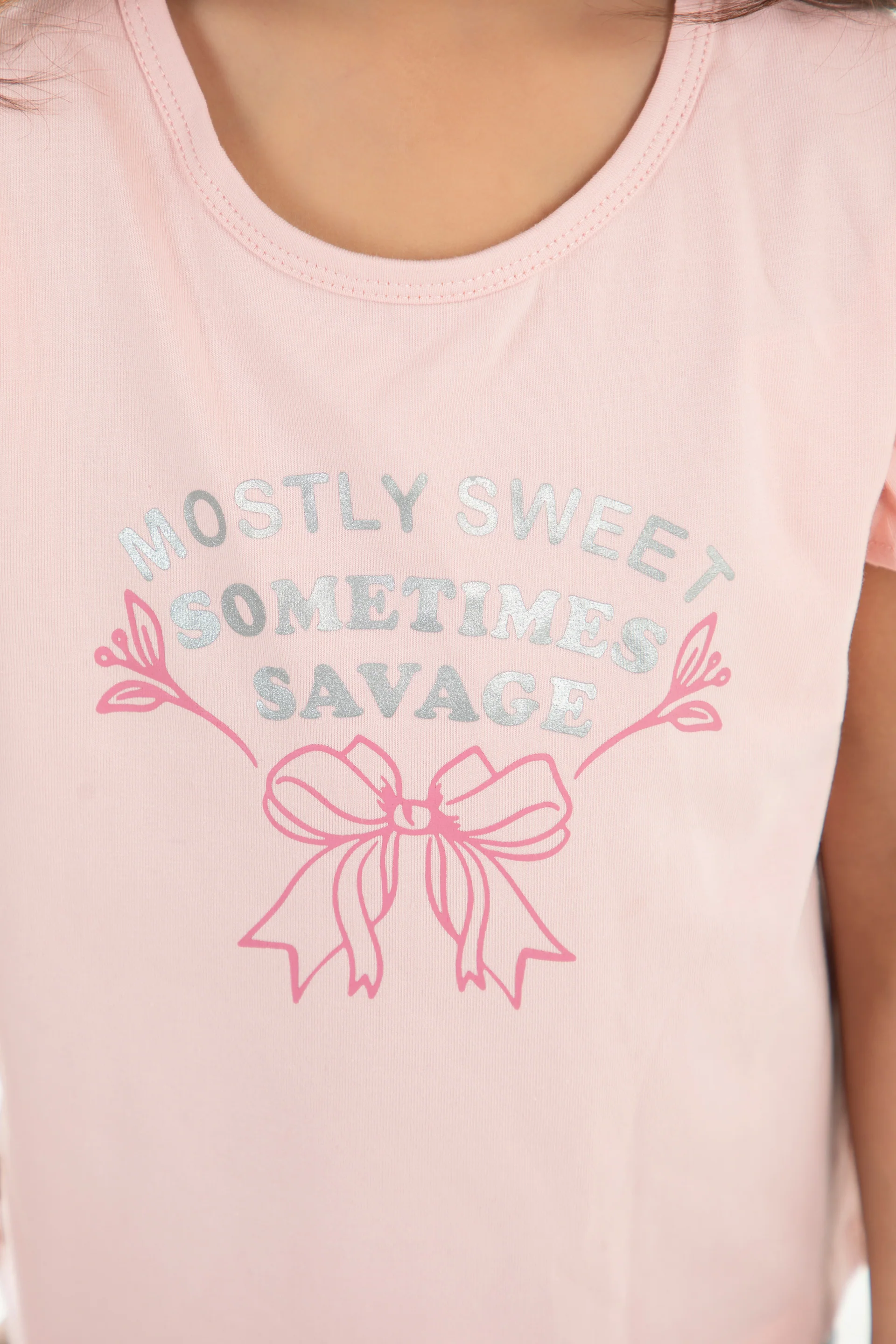 Ruffled Graphic Tee - Image 2