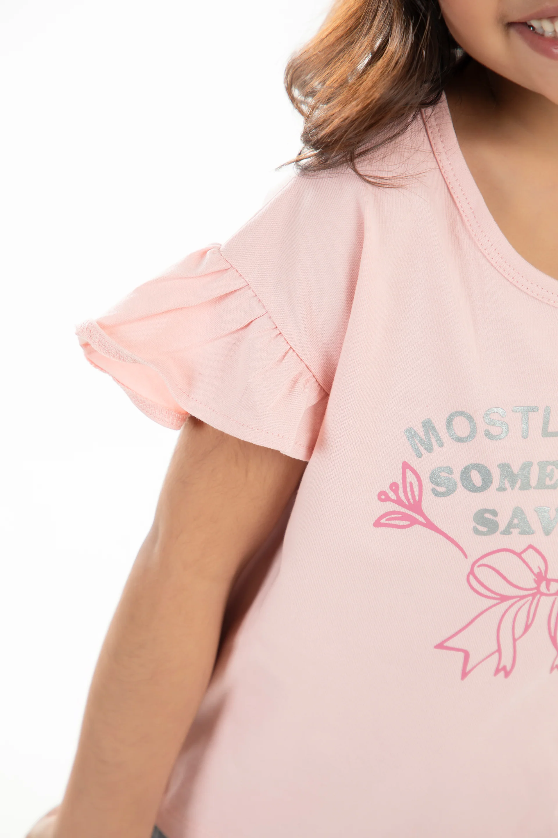 Ruffled Graphic Tee - Image 5