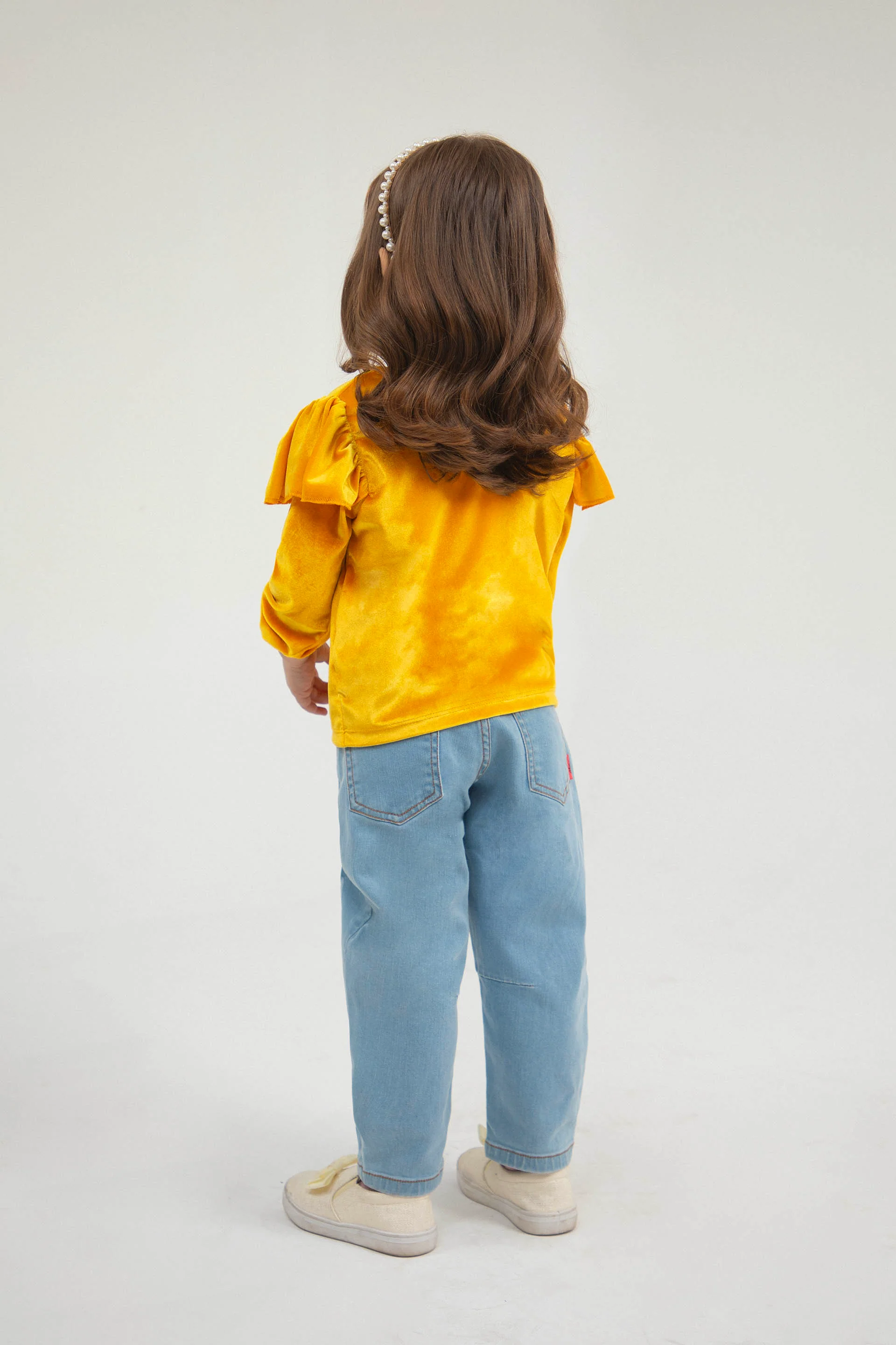 Velvet Top Yellow - Image 3