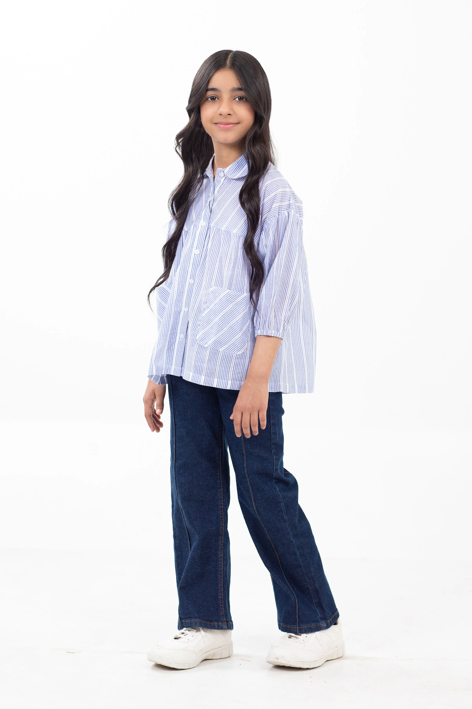 Check Flared Shirt - Image 2