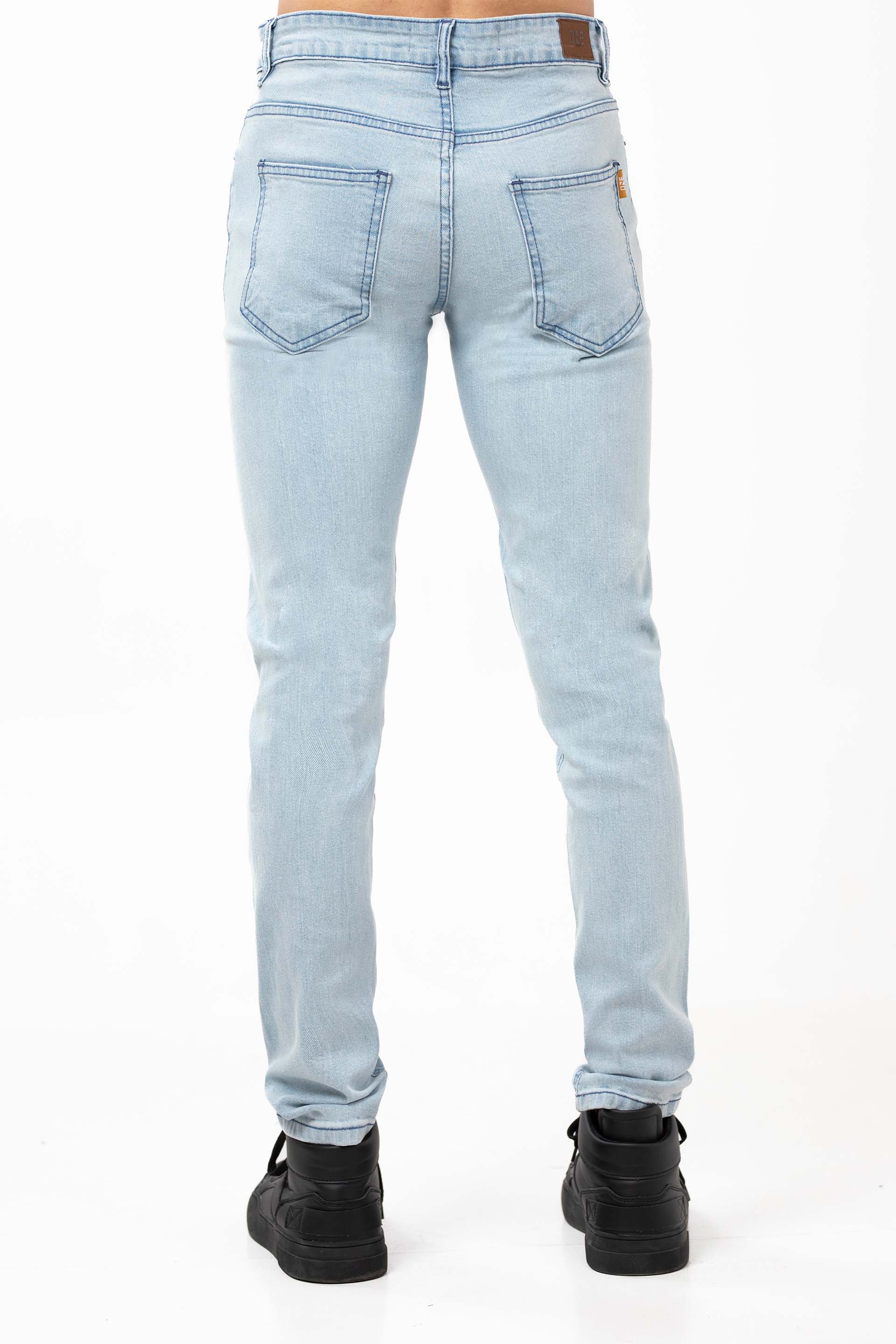 Washed Skinny Jeans - Image 4