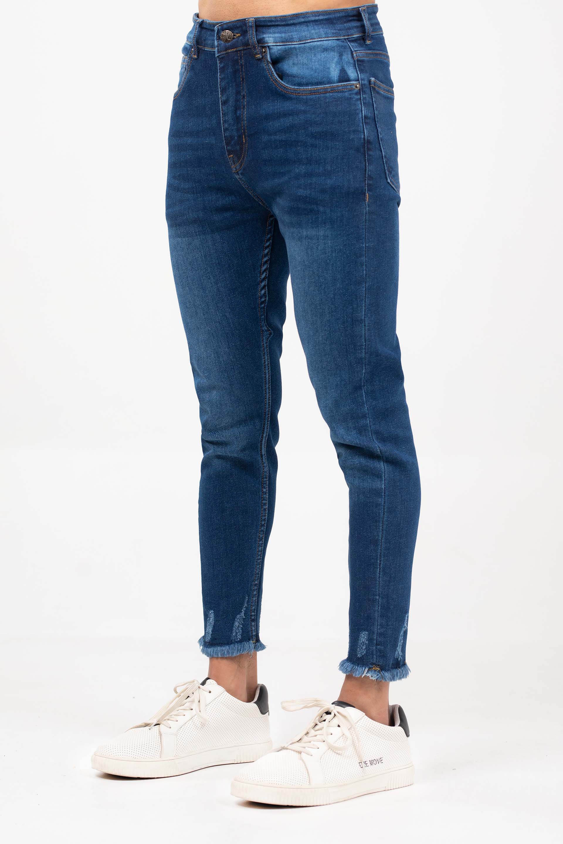 Cropped Tapered Jeans - Image 3