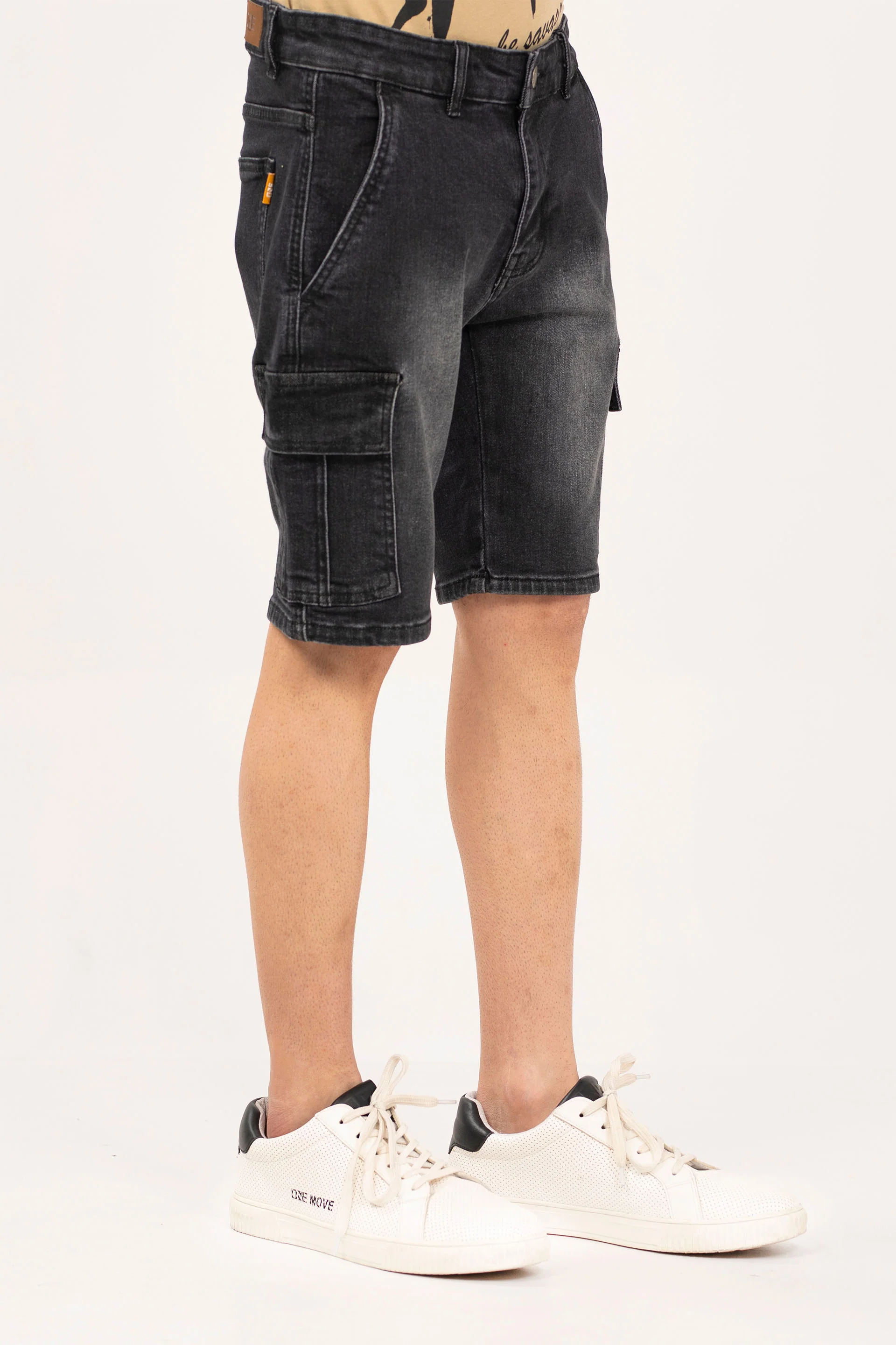 Cargo Denim Shorts - Image 2