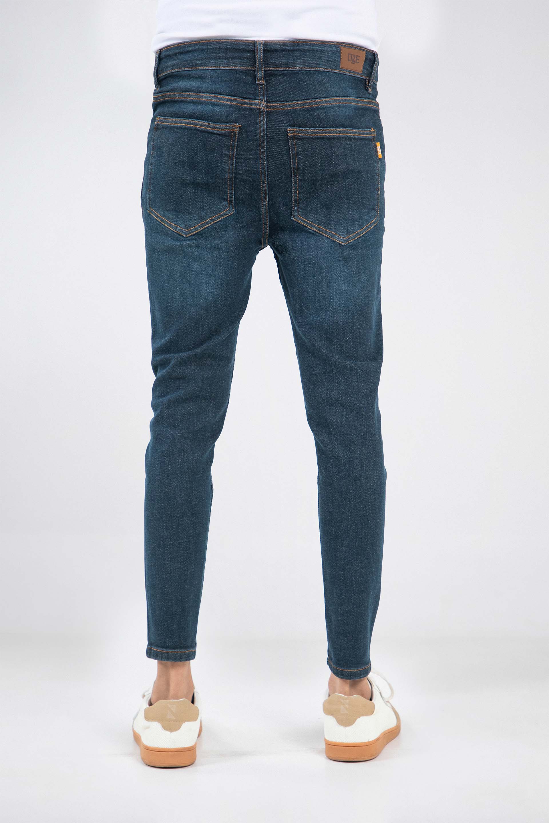 Cropped Tapered Jeans - Image 3