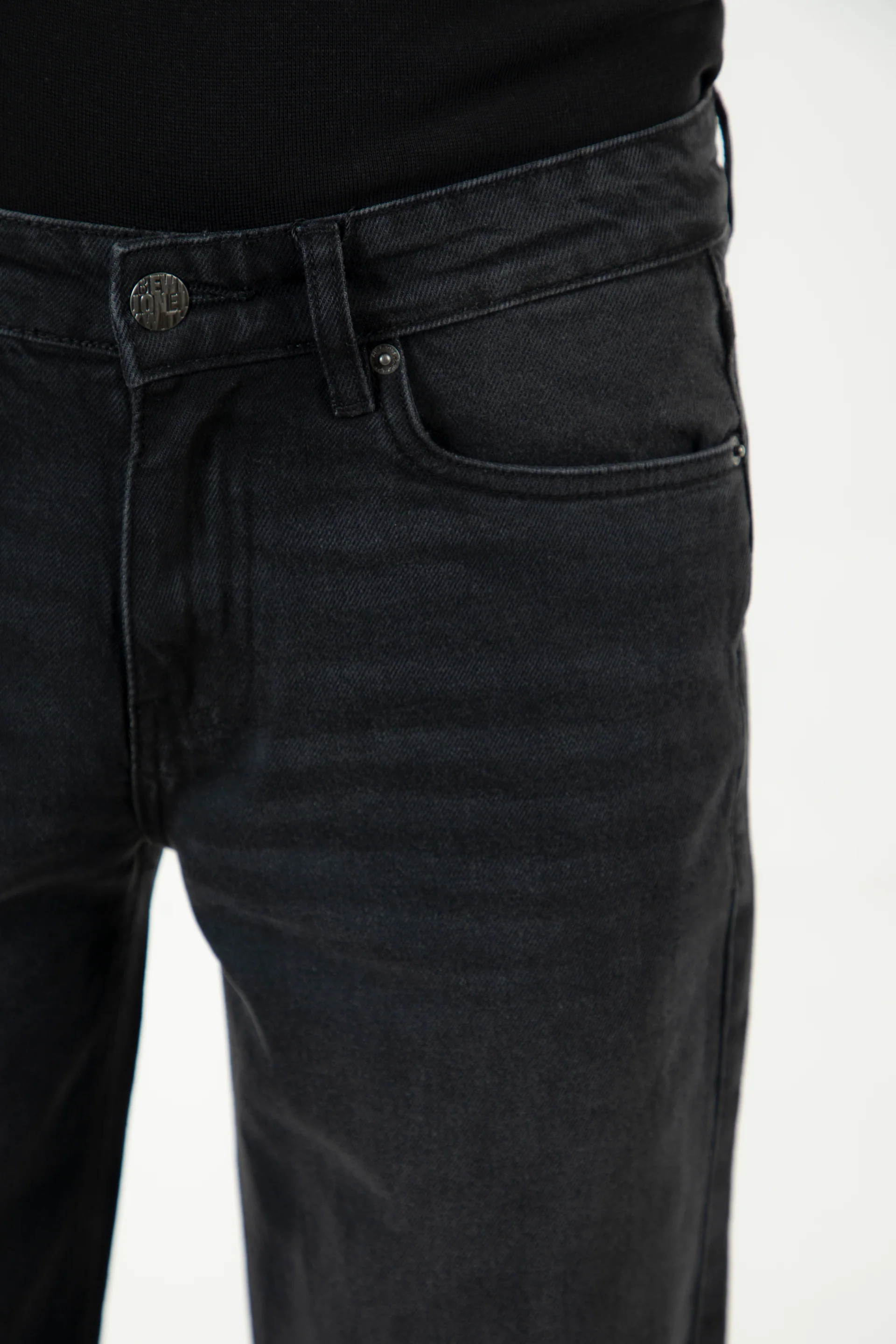 Washed Wide Leg Jeans - Image 2