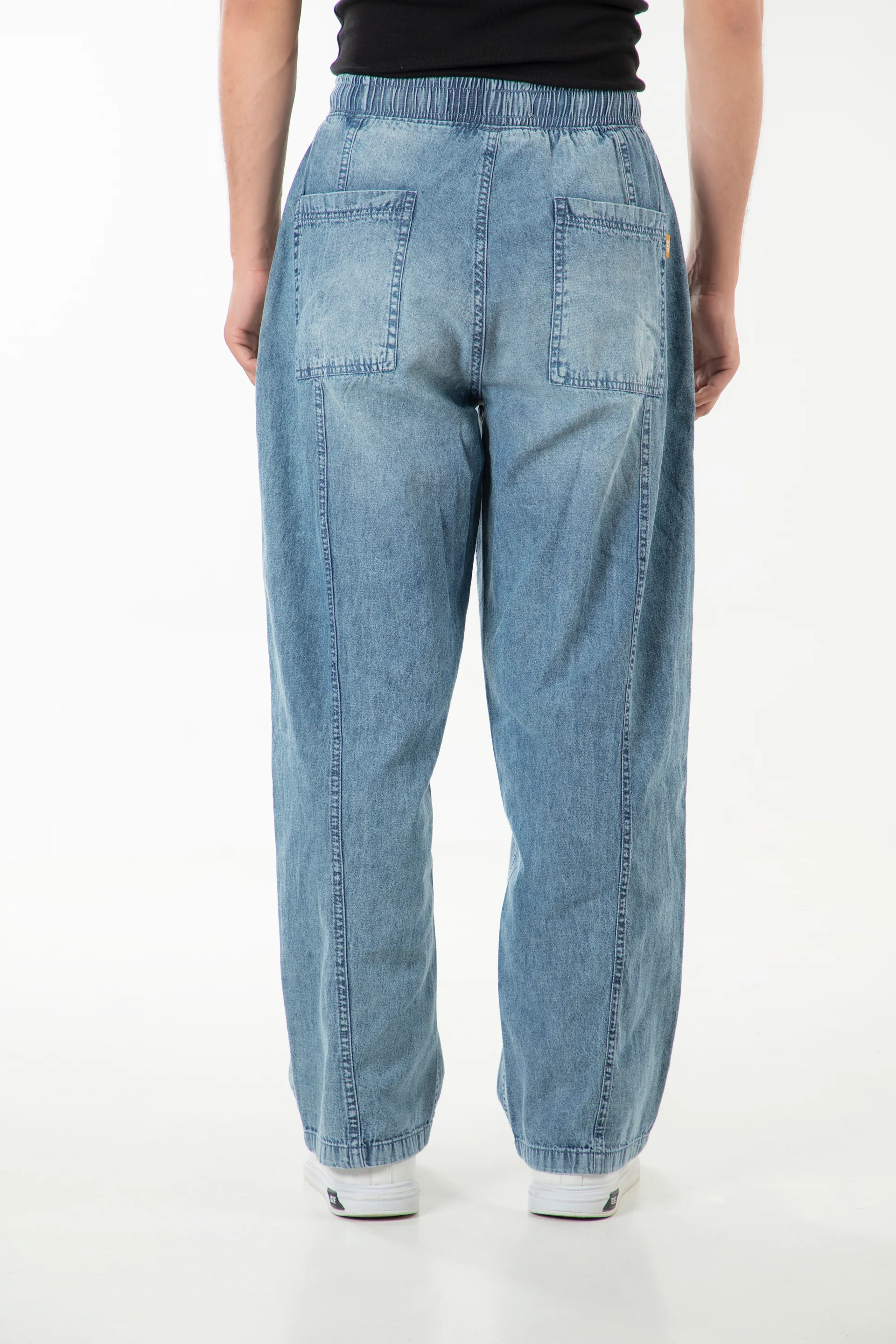 Baggy Denim Trousers - Image 4