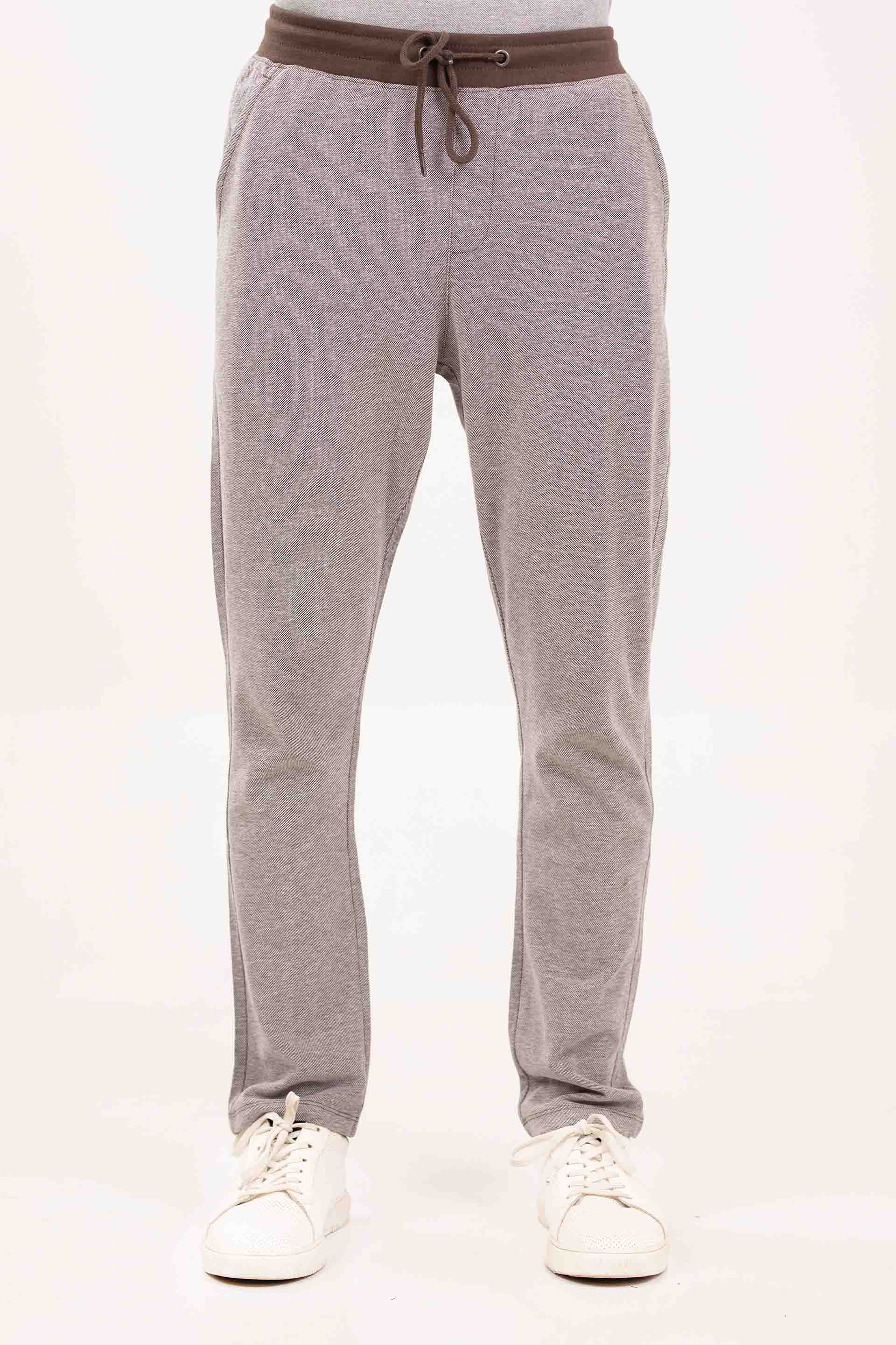 Basic Textured Trousers