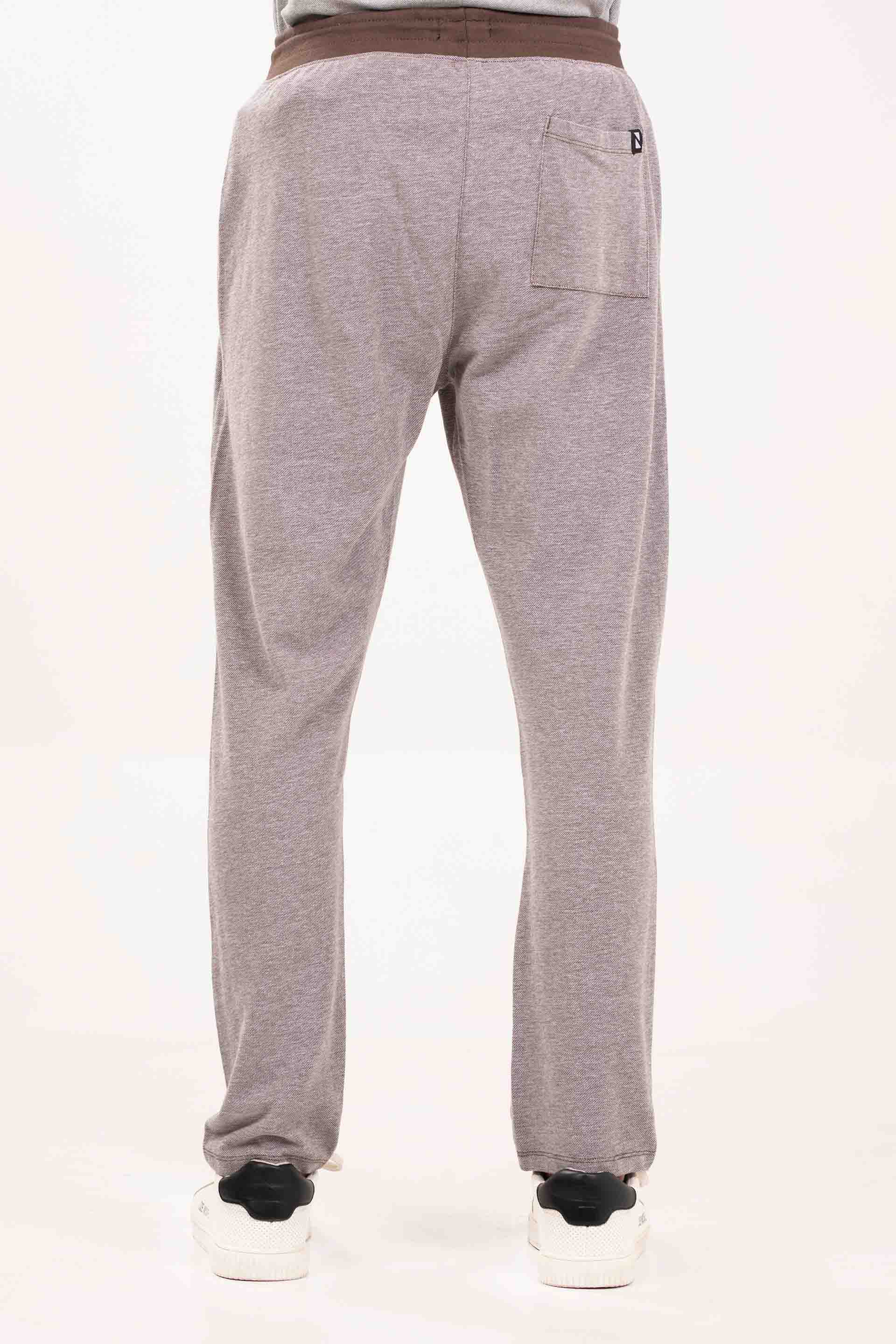 Basic Textured Trousers - Image 3